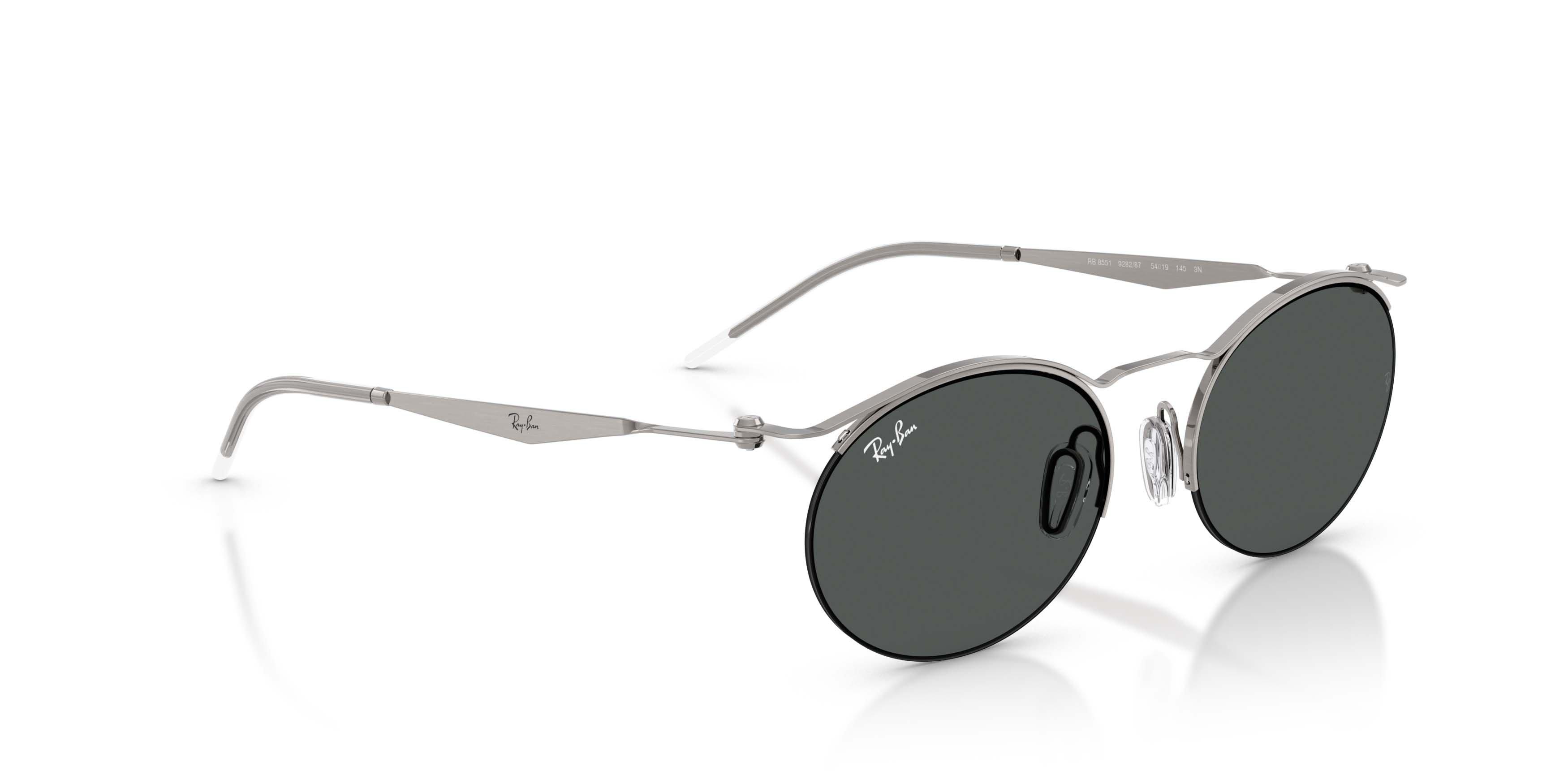 Ray-Ban RB8551 Dark Grey Sunglasses - Gunmetal - DARK GREY