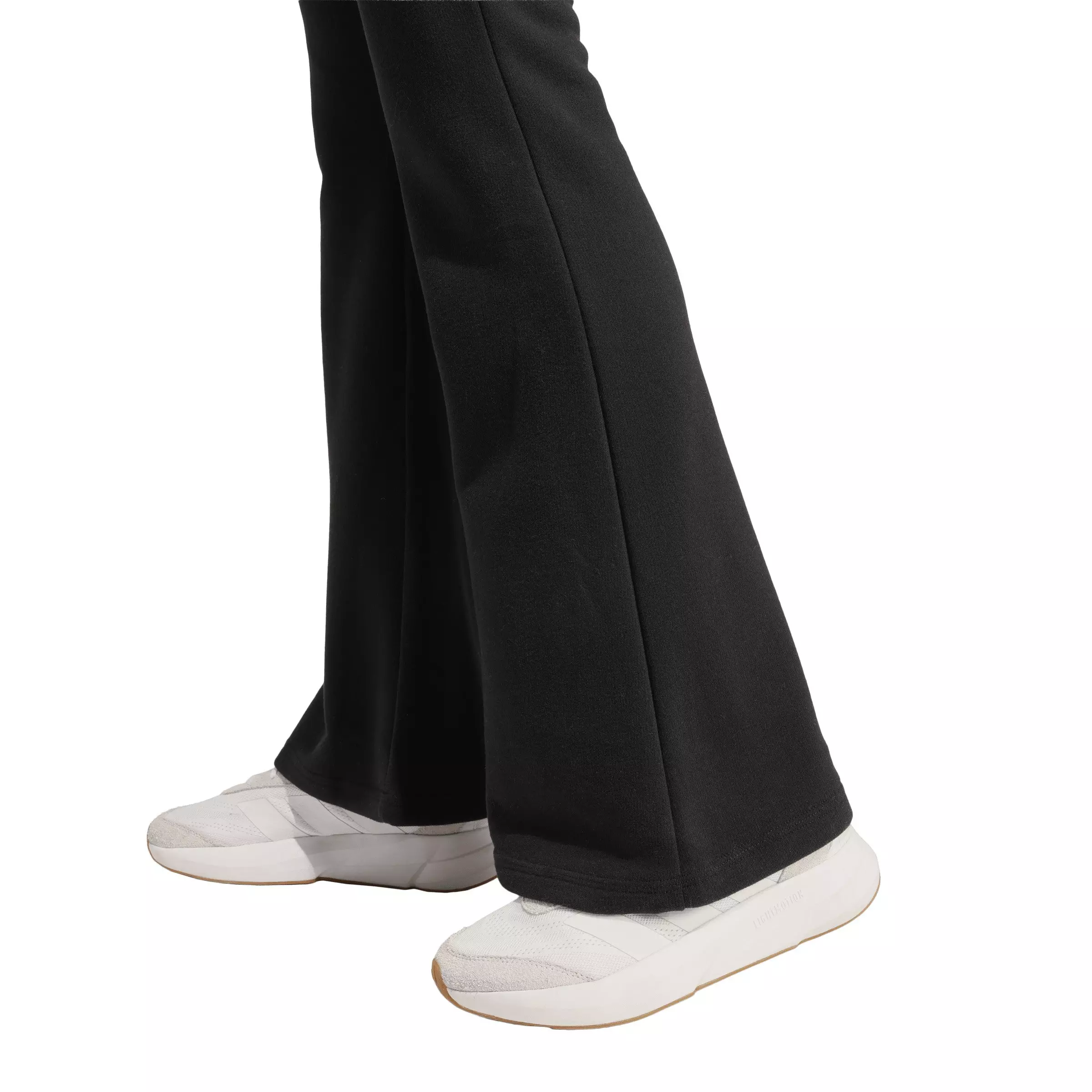 adidas Women's Seasonal Essentials French Terry Flared Pants - Black - BLACK