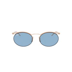 Ray-Ban RB8551 Light Blue Sunglasses - Rose Gold - GOLD/LIGHT BLUE