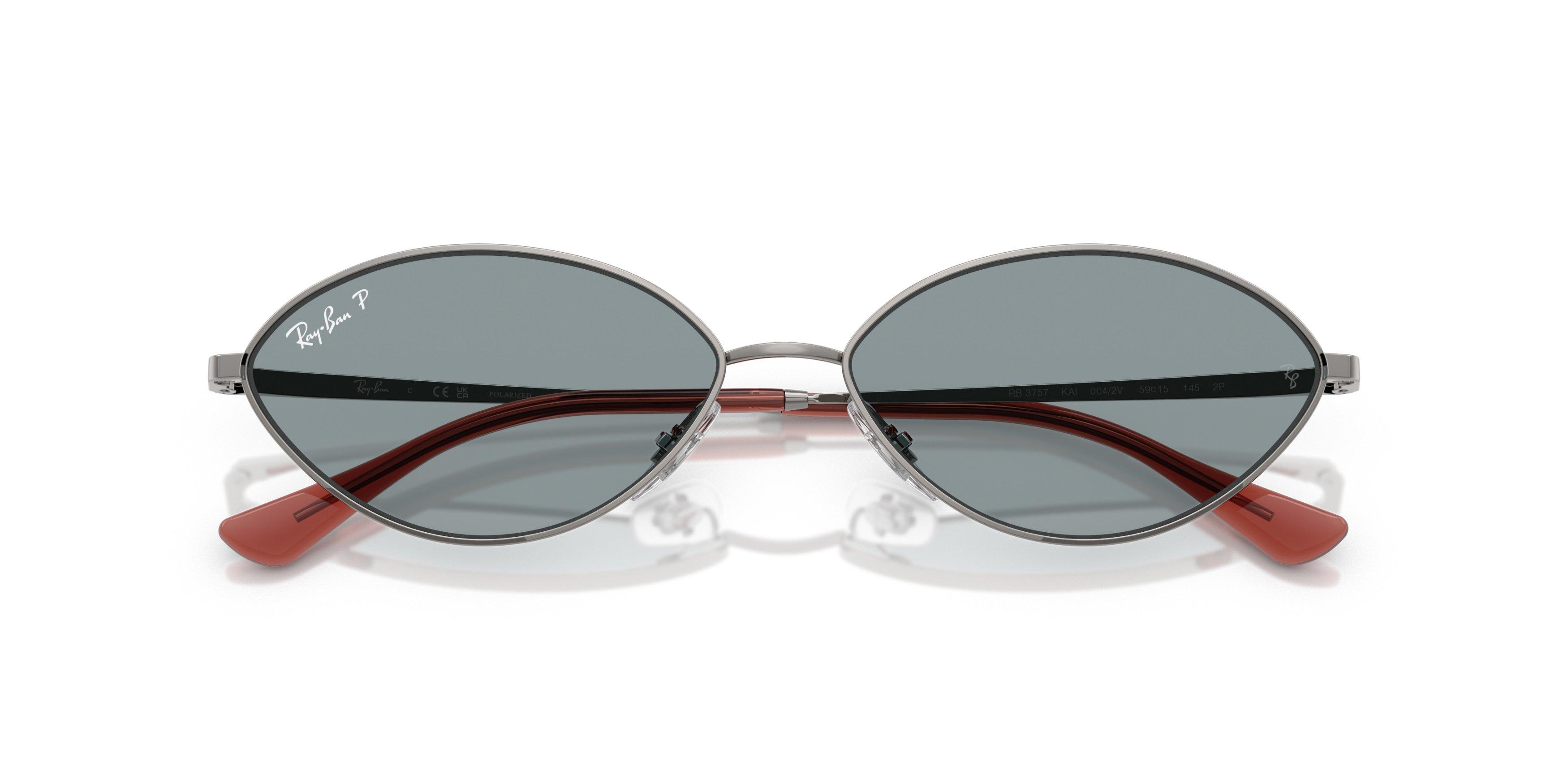 Ray-Ban Kai Blue Sunglasses - Grey - GREY/BLUE Thumbnail View 5