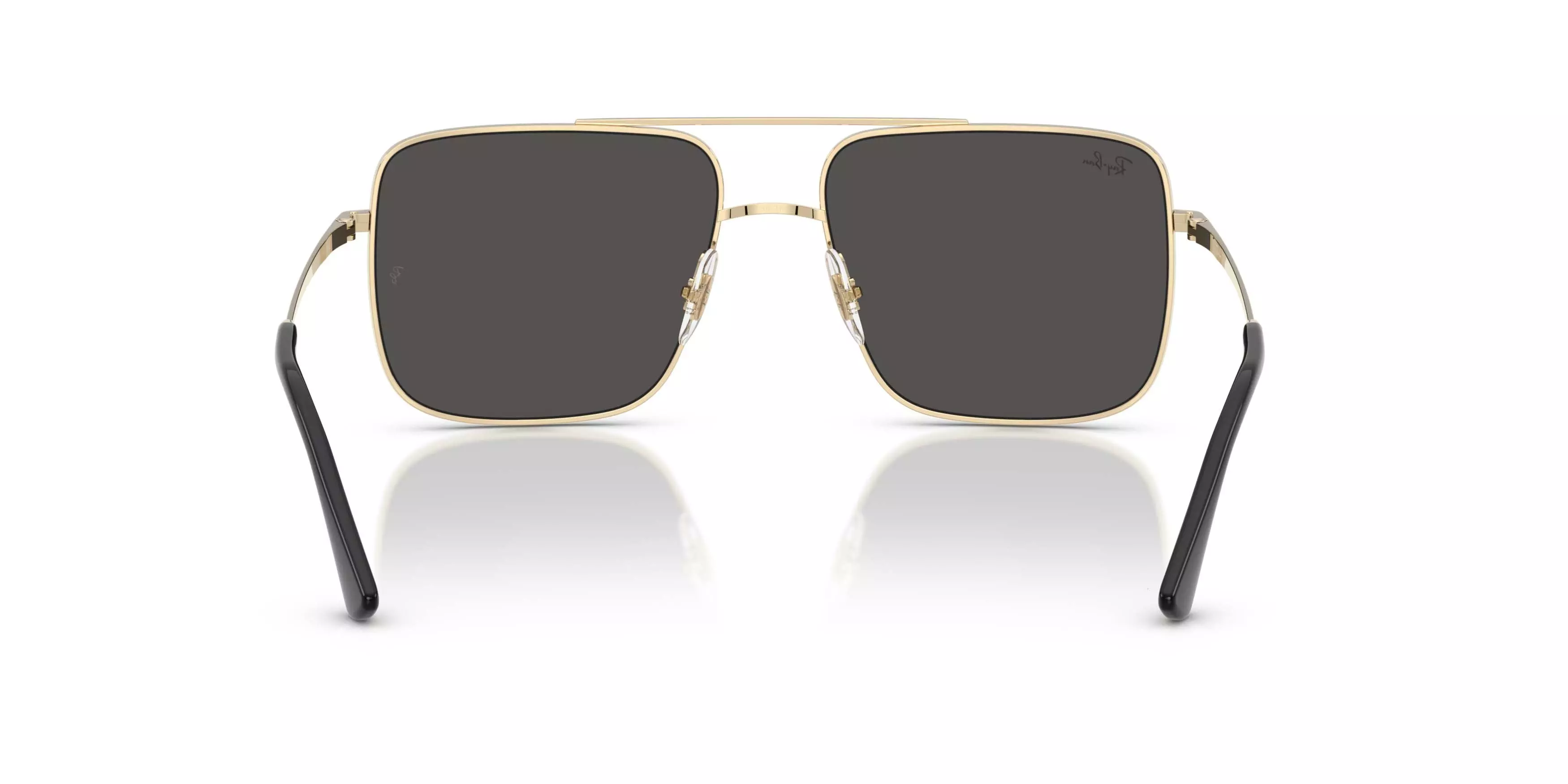 Ray-Ban Ari Bio-Based Dark Grey Sunglasses - Pale Gold - GOLD/DARK GREY