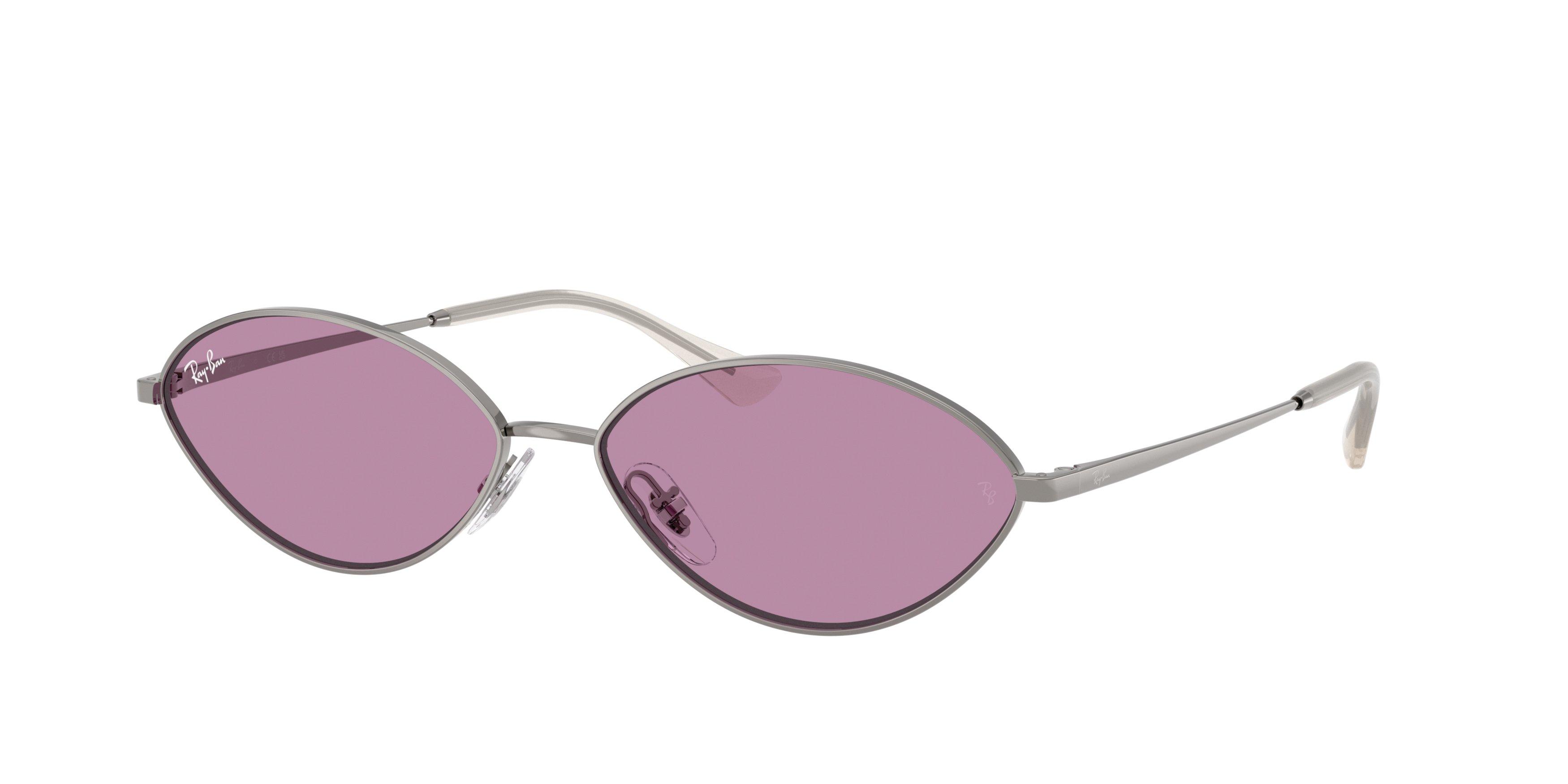 Ray-Ban Kai Purple Sunglasses - Grey - GREY/PURPLE Thumbnail View 1