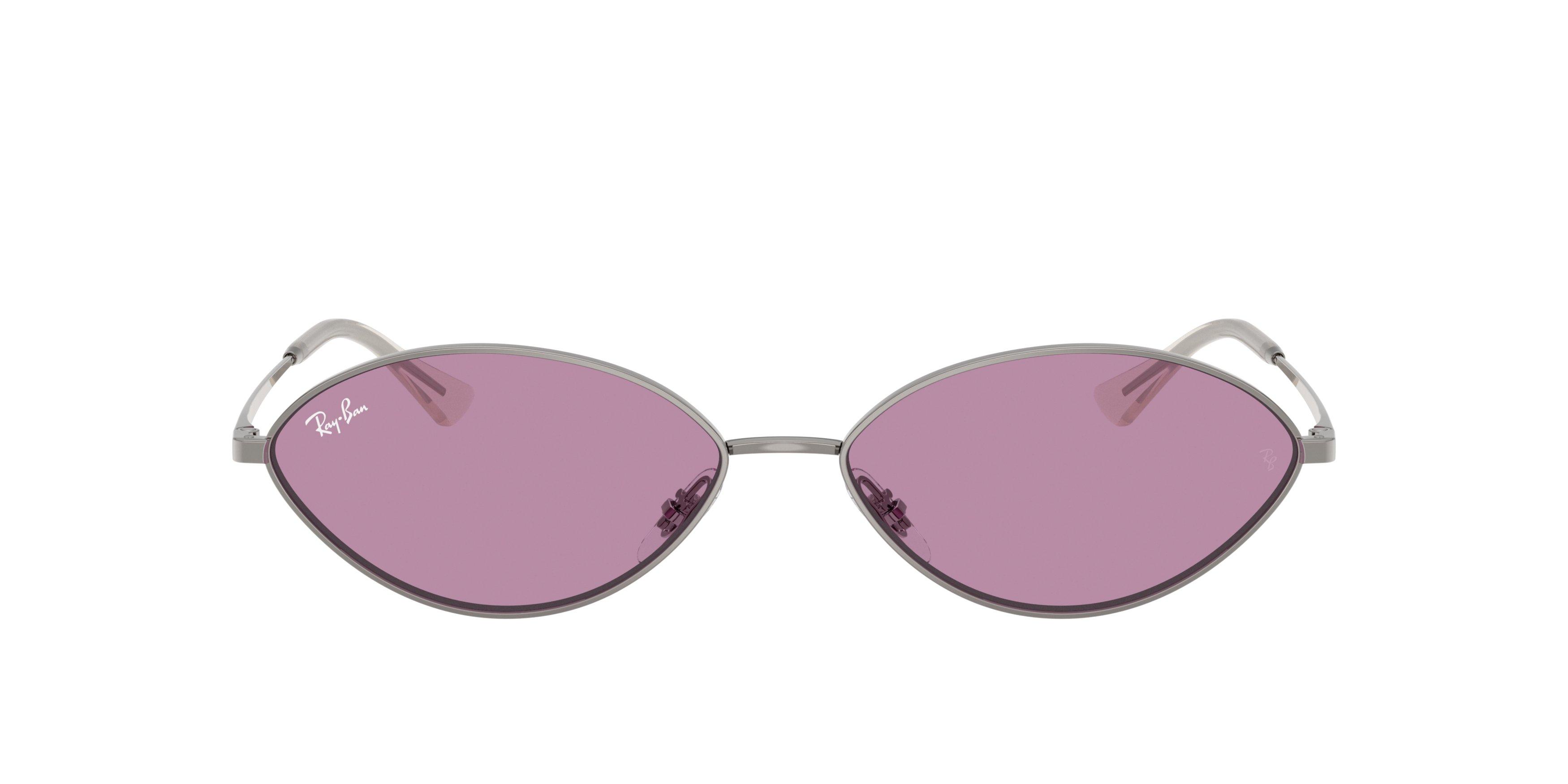 Ray-Ban Kai Purple Sunglasses - Grey - GREY/PURPLE Thumbnail View 3