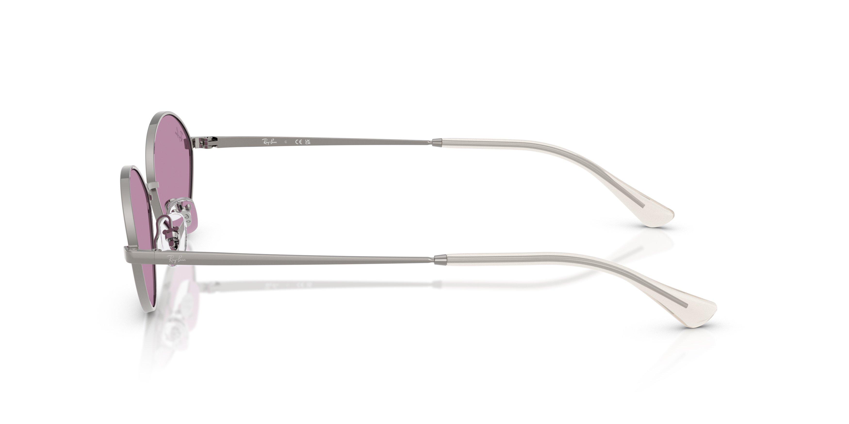 Ray-Ban Kai Purple Sunglasses - Grey - GREY/PURPLE Thumbnail View 6