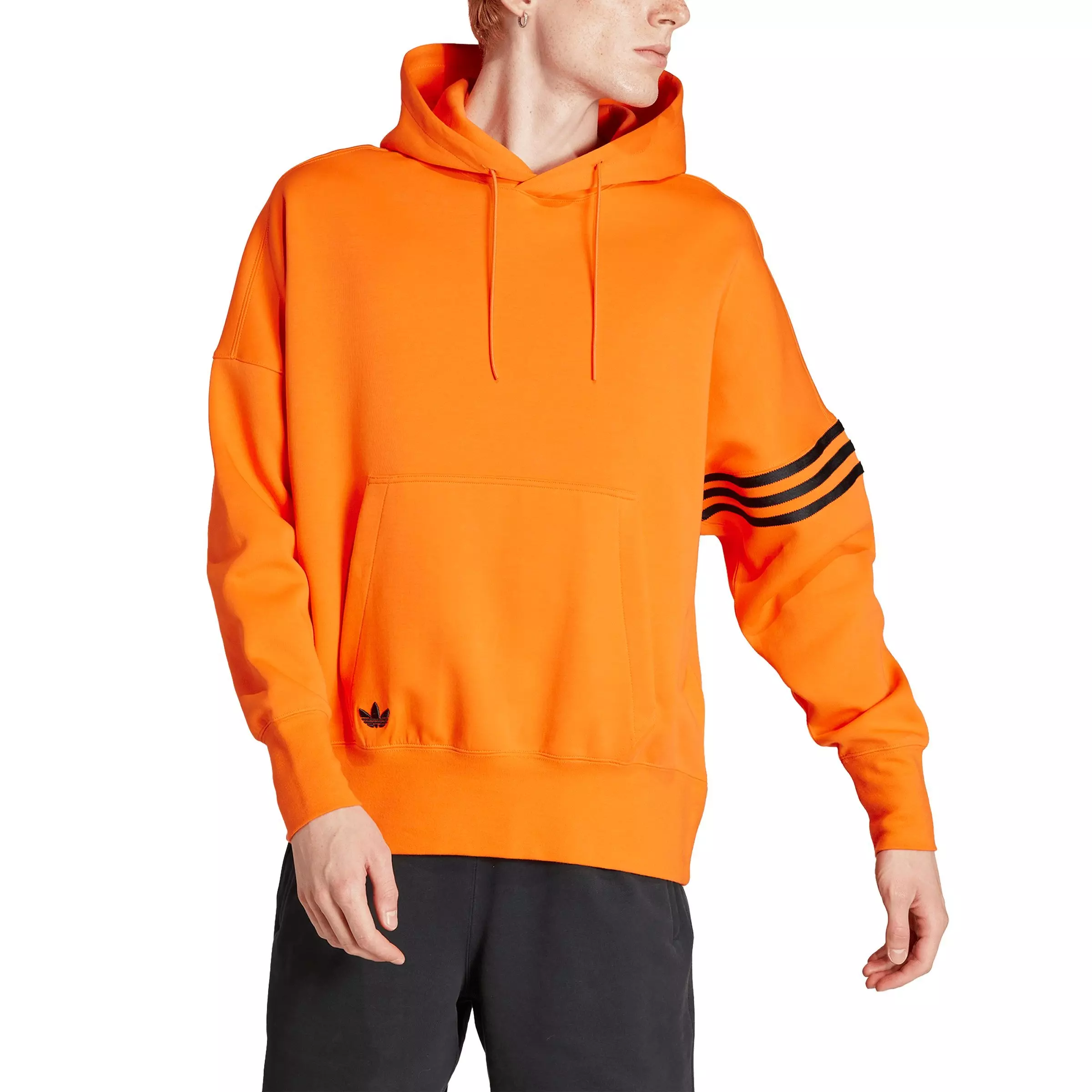 adidas Originals Men's Adicolor Neuclassics Hoodie -Orange - ORANGE