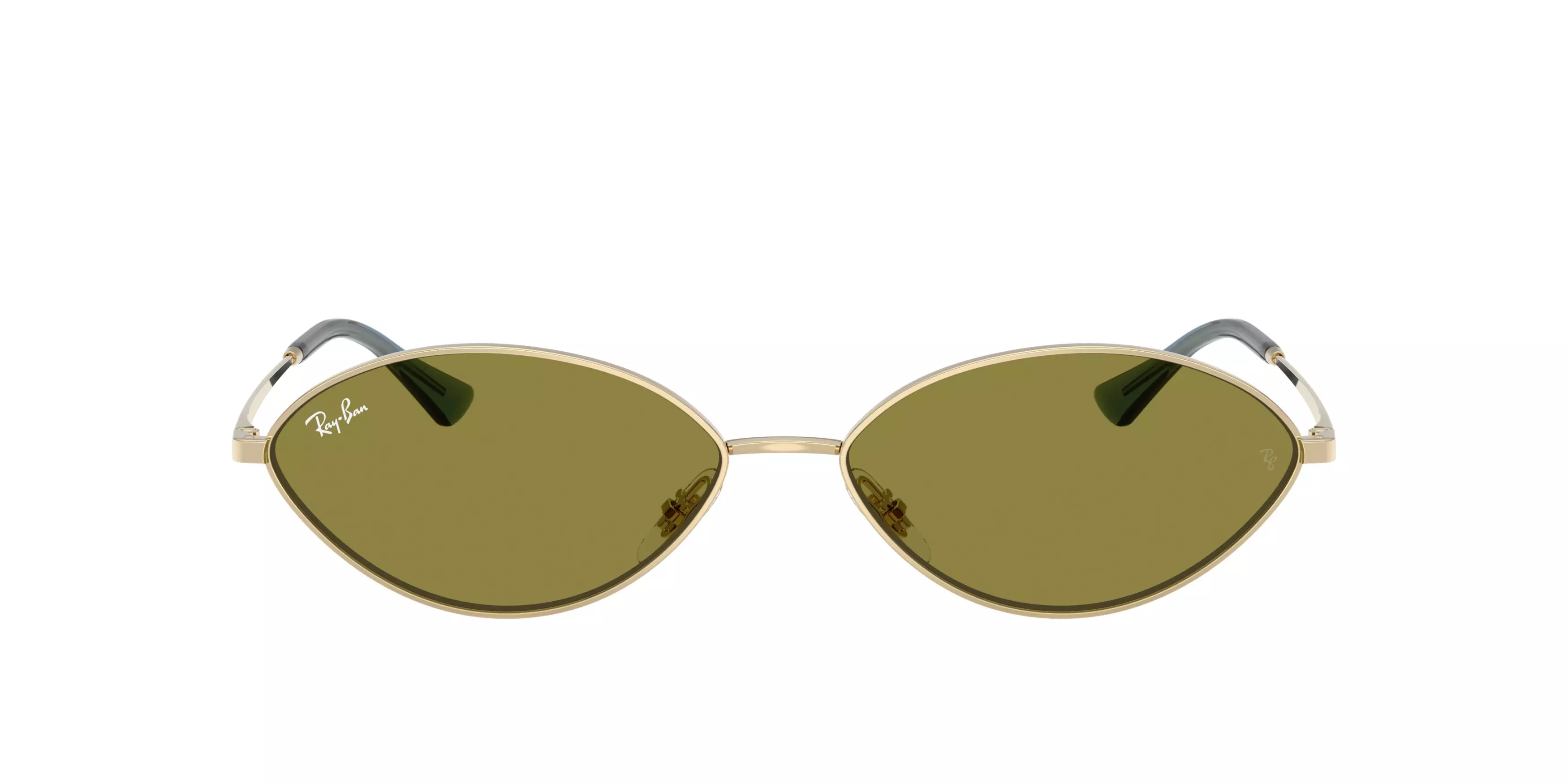 Ray-Ban Kai Green Sunglasses - Gold - GOLD/GREEN