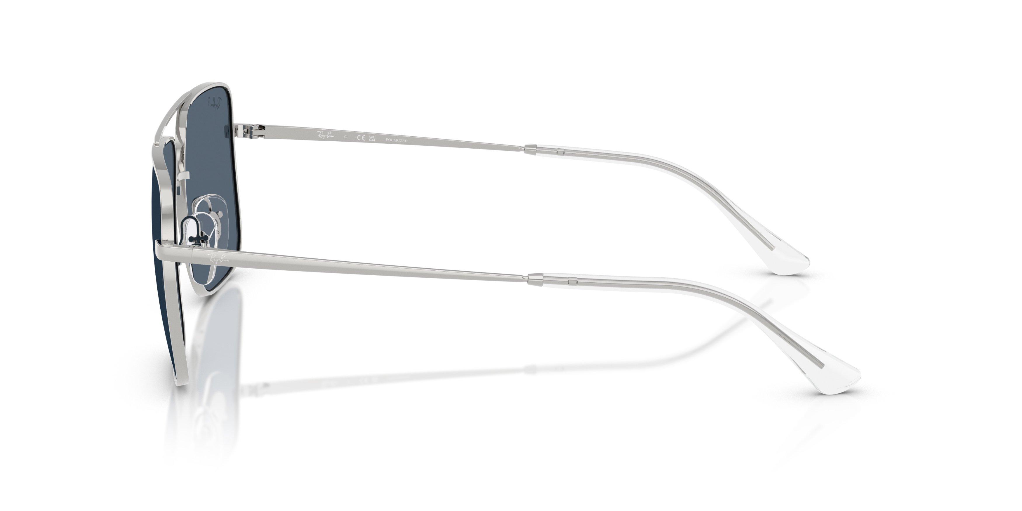 Ray-Ban Ari Blue Polarized Sunglasses - Silver - SILVER/BLUE Thumbnail View 6