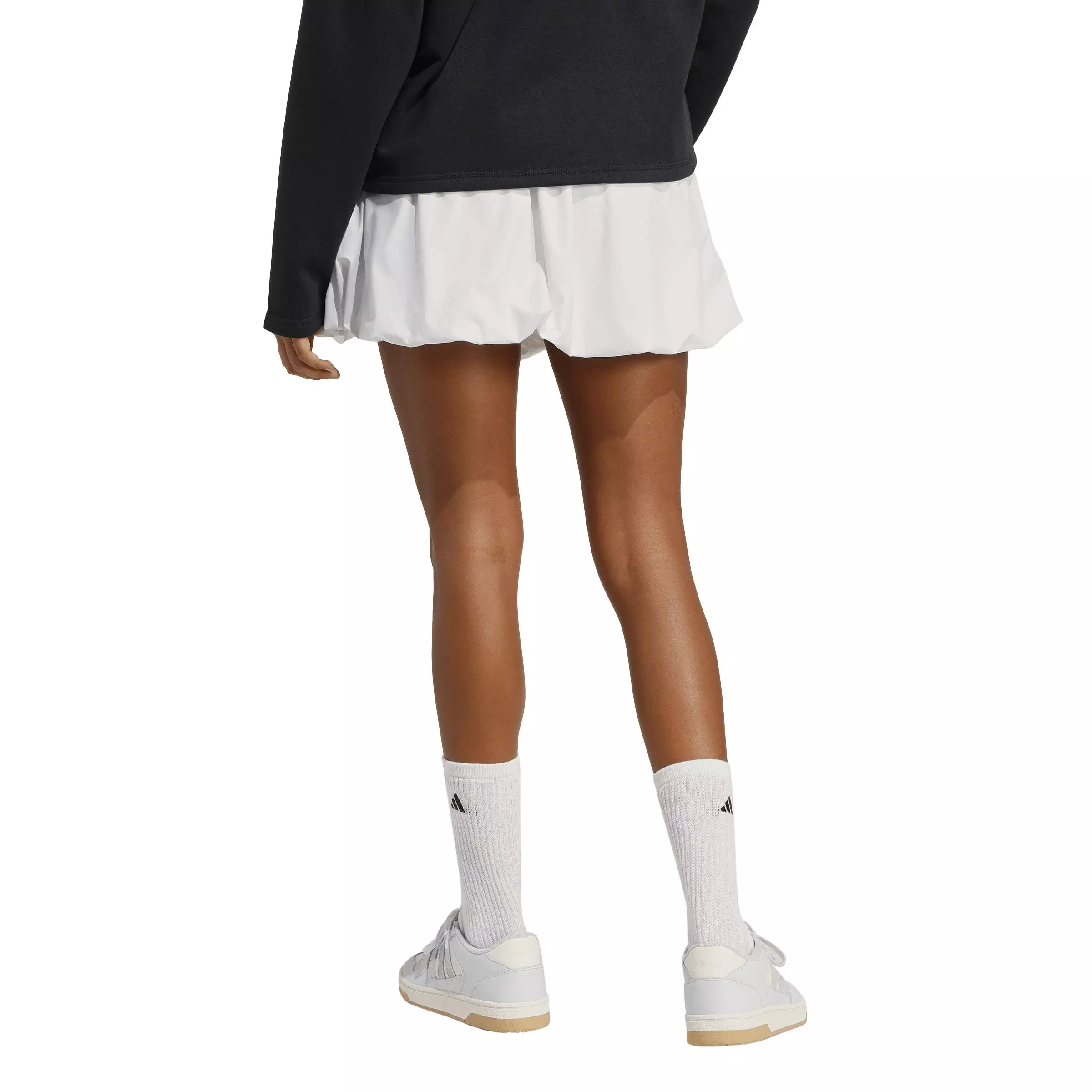 adidas Women's Seasonal Essentials Woven Bubble Skirt - White - WHITE