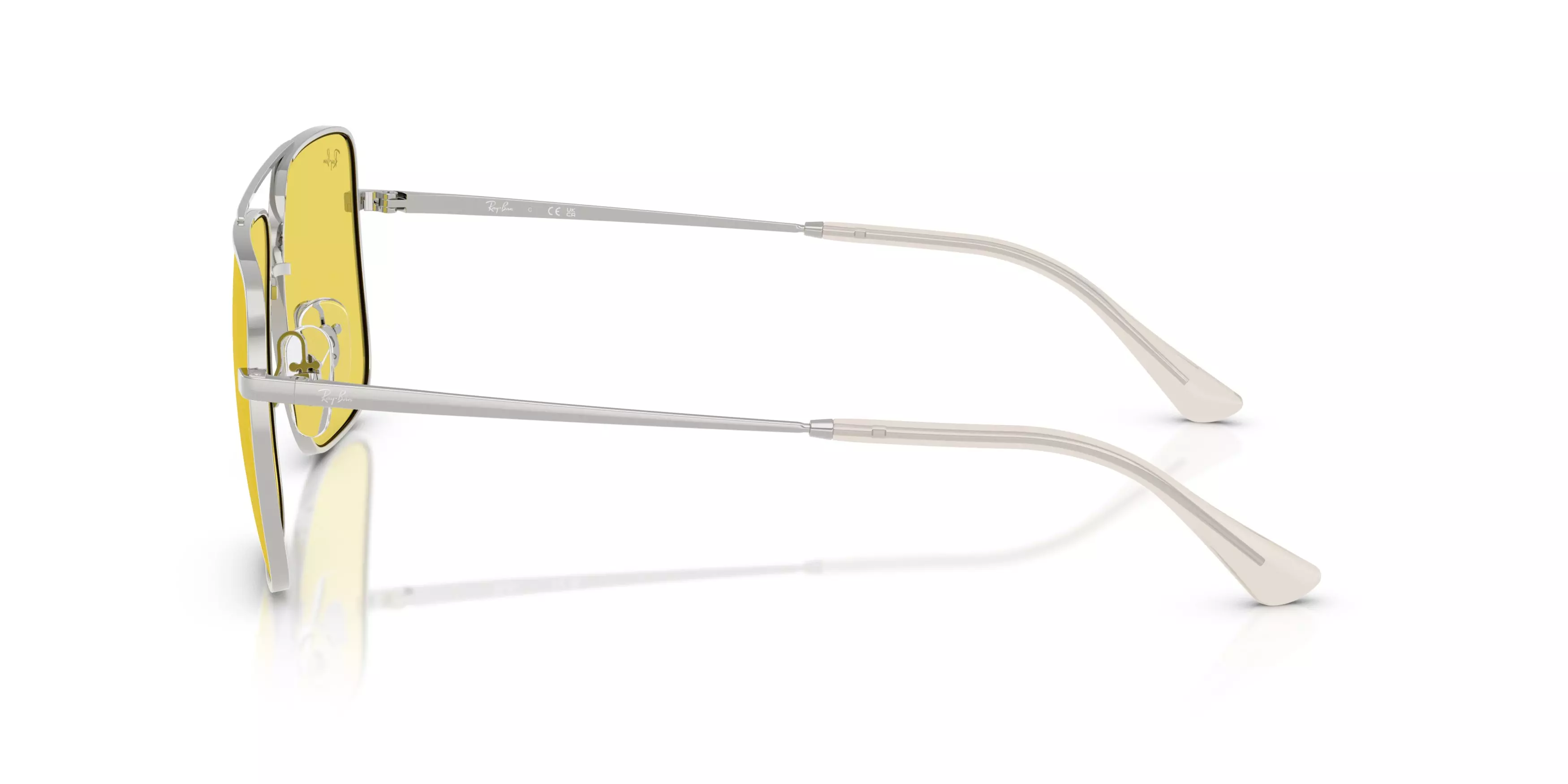 Ray-Ban Ari Gold Mirrored Sunglasses - Silver - SILVER