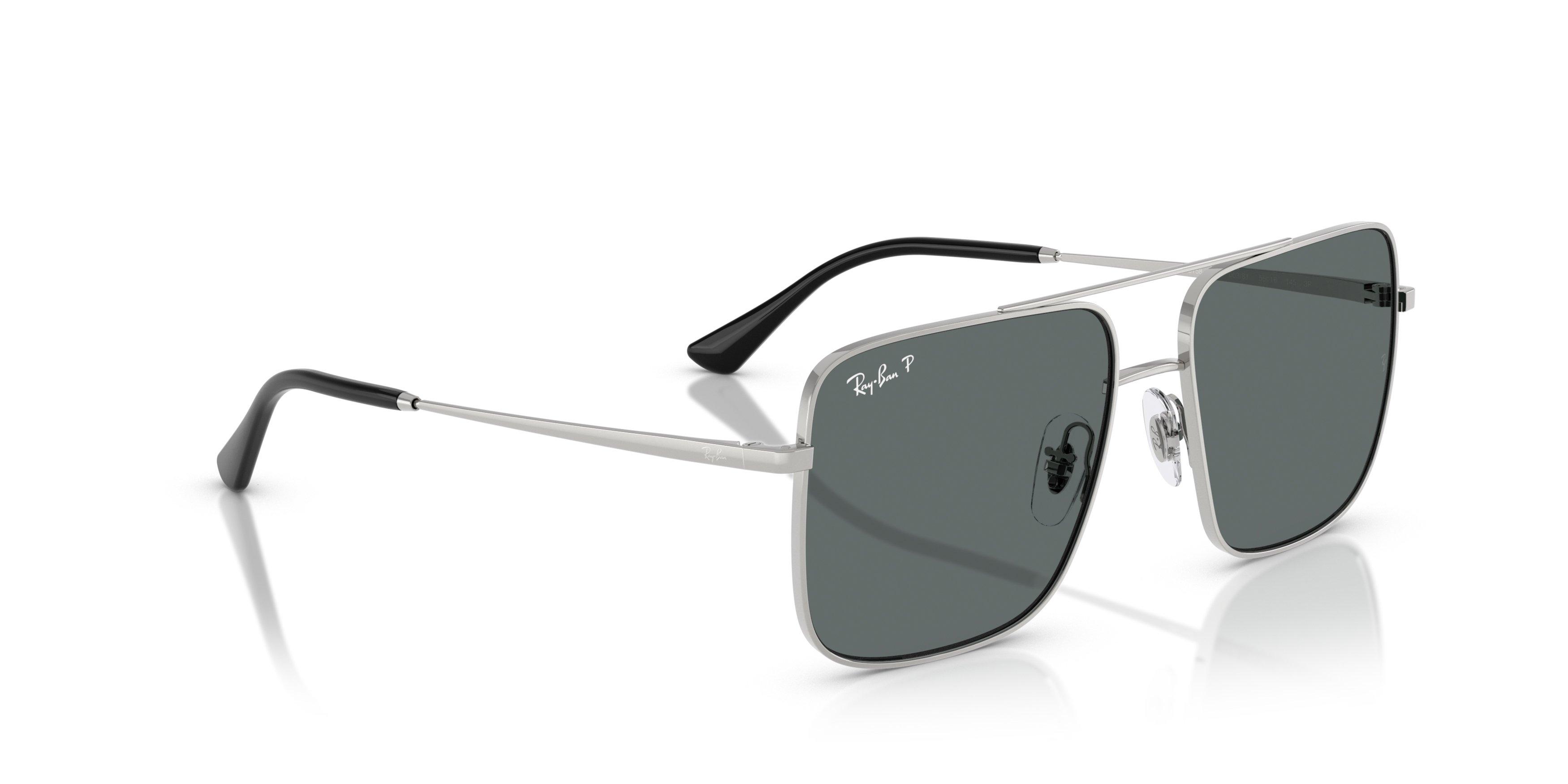 Ray-Ban Ari Grey Polarized Sunglasses - Silver - SILVER Thumbnail View 4