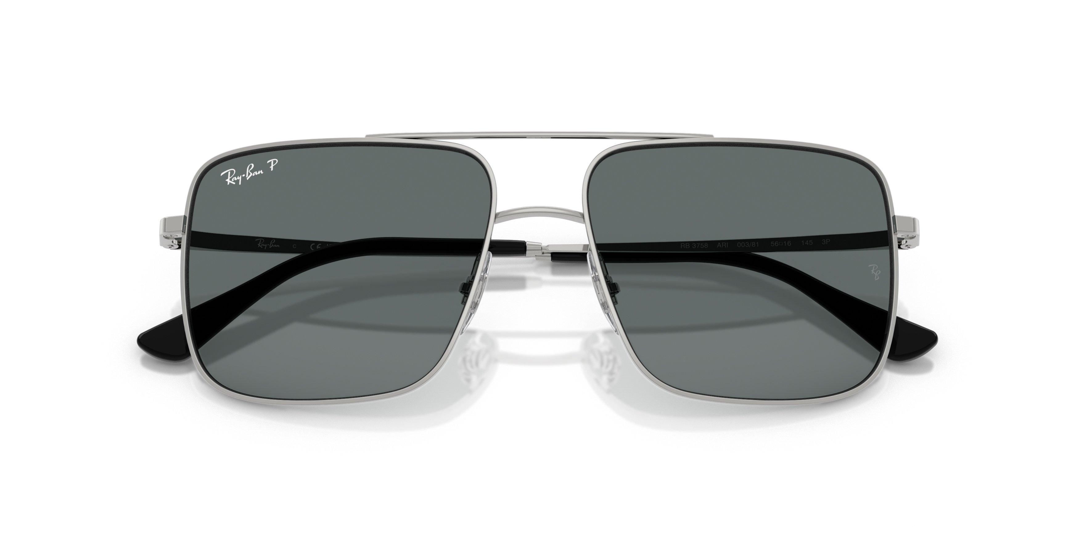 Ray-Ban Ari Grey Polarized Sunglasses - Silver - SILVER Thumbnail View 5