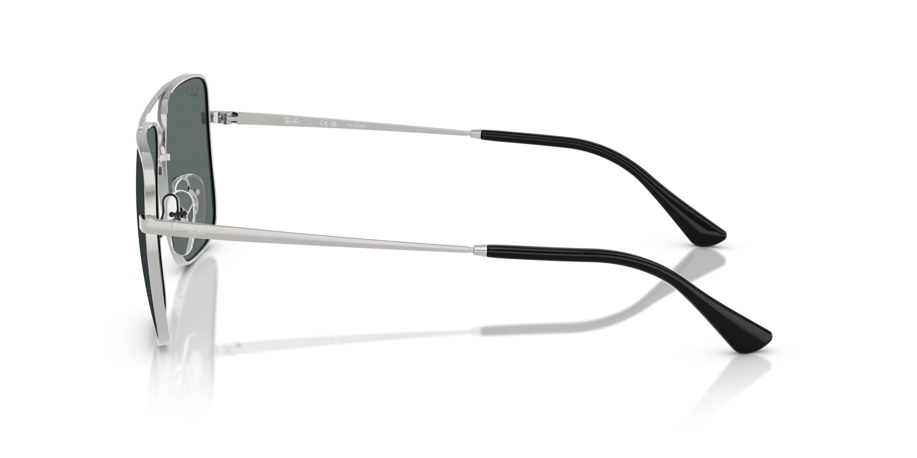 Ray-Ban Ari Grey Polarized Sunglasses - Silver - SILVER Thumbnail View 6