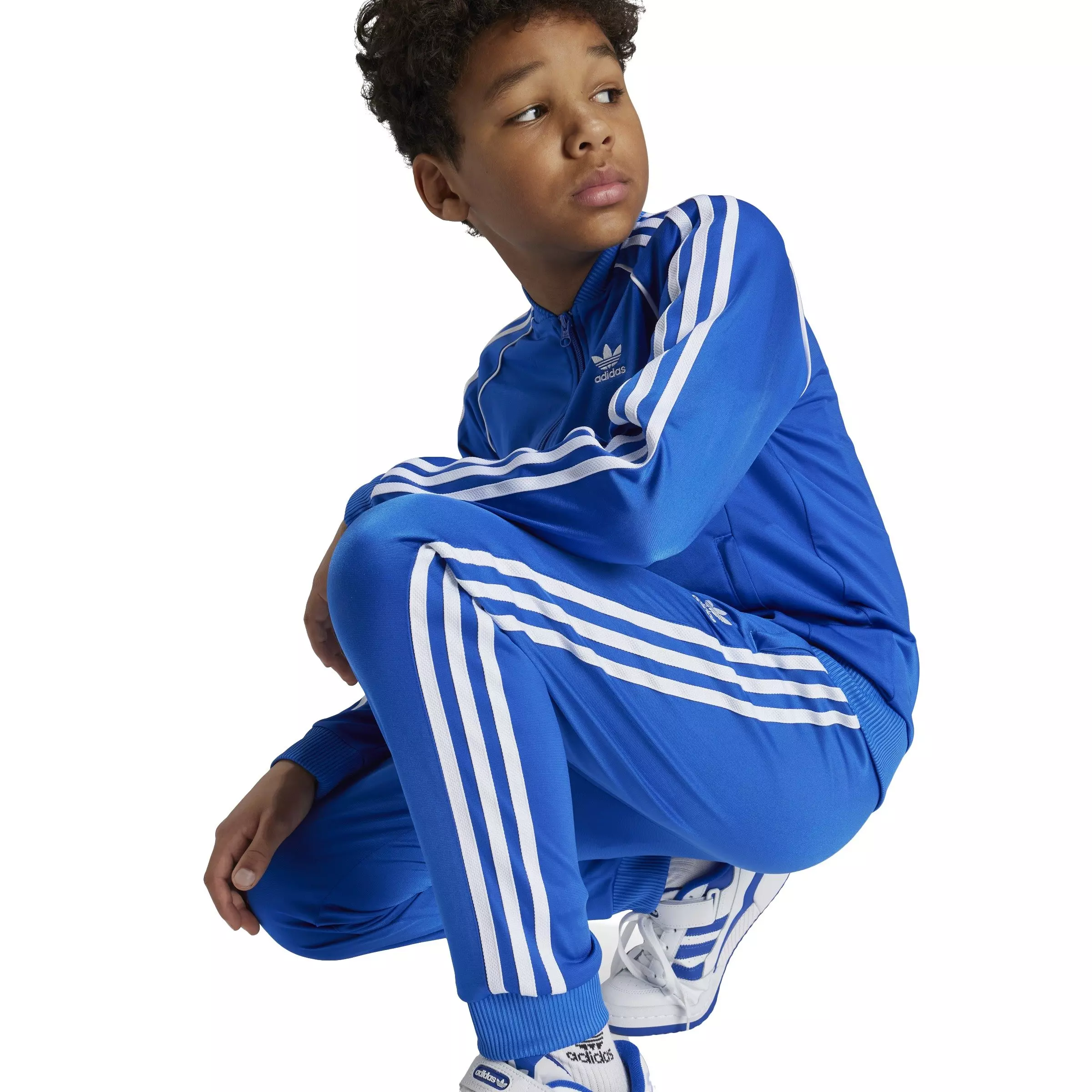 adidas Originals Big Kids' Adicolor SST Tracksuit Bottoms - Blue - BLUE