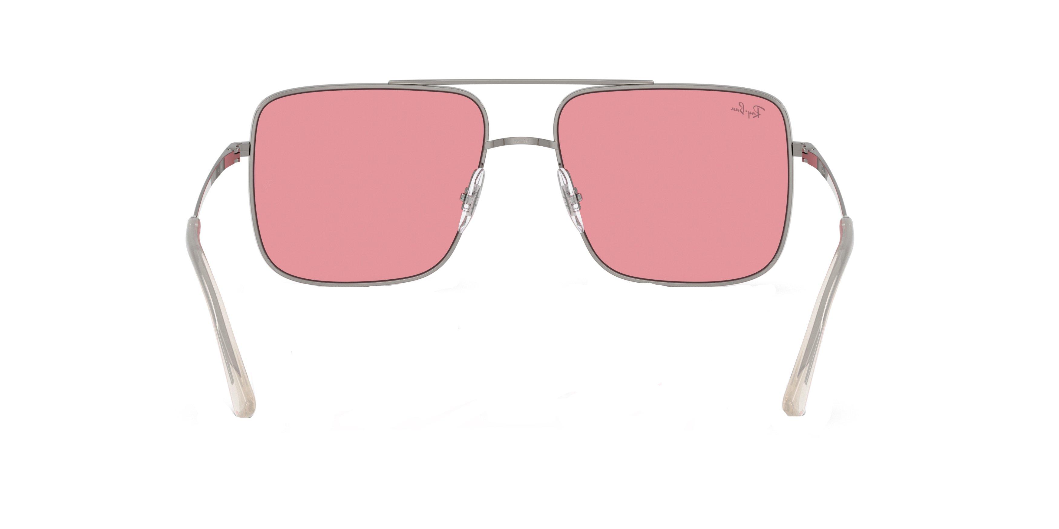 Ray-Ban Ari Rose Sunglasses - Silver - GREY/PINK Thumbnail View 2