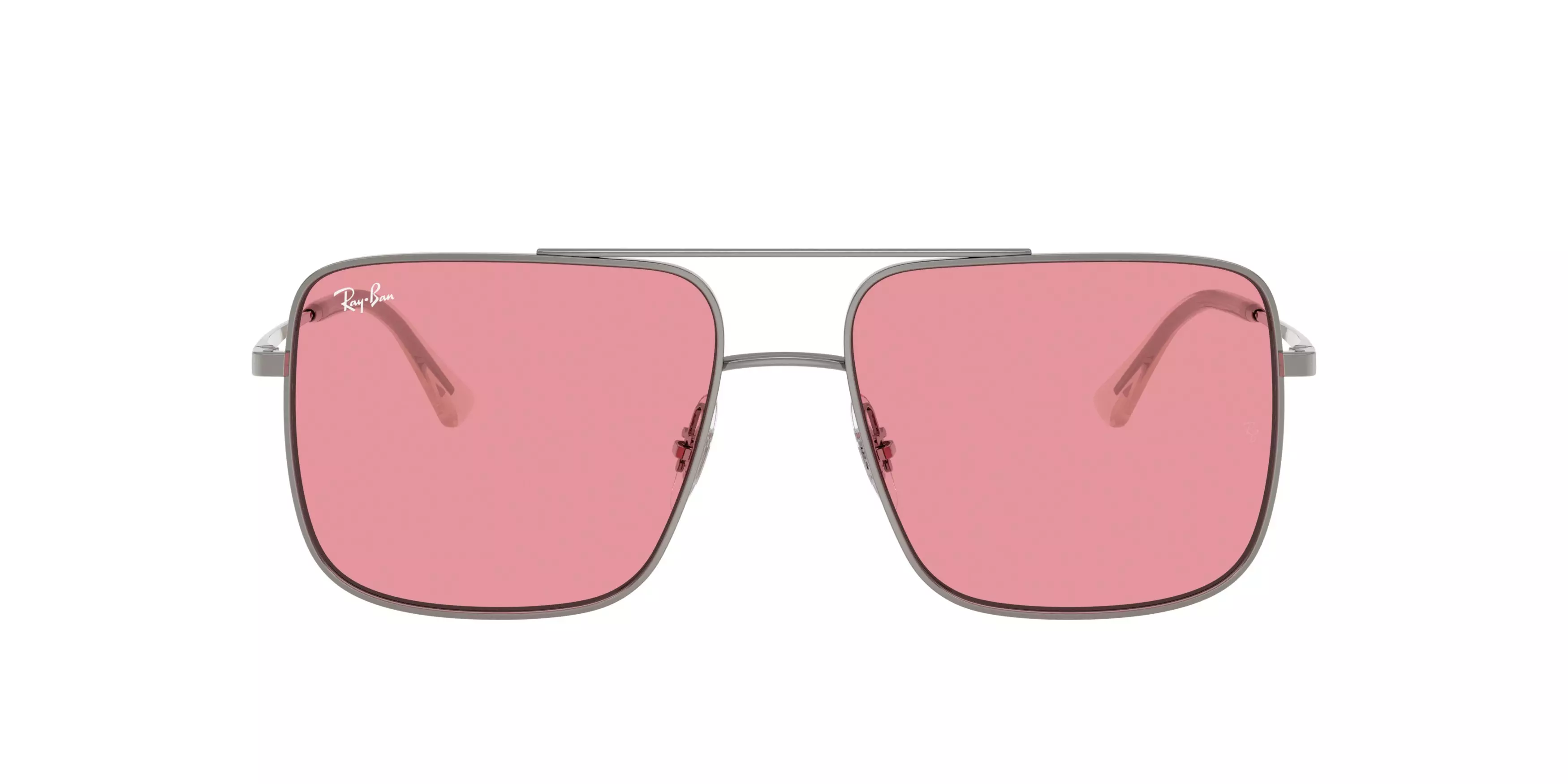 Ray-Ban Ari Rose Sunglasses - Silver - GREY/PINK