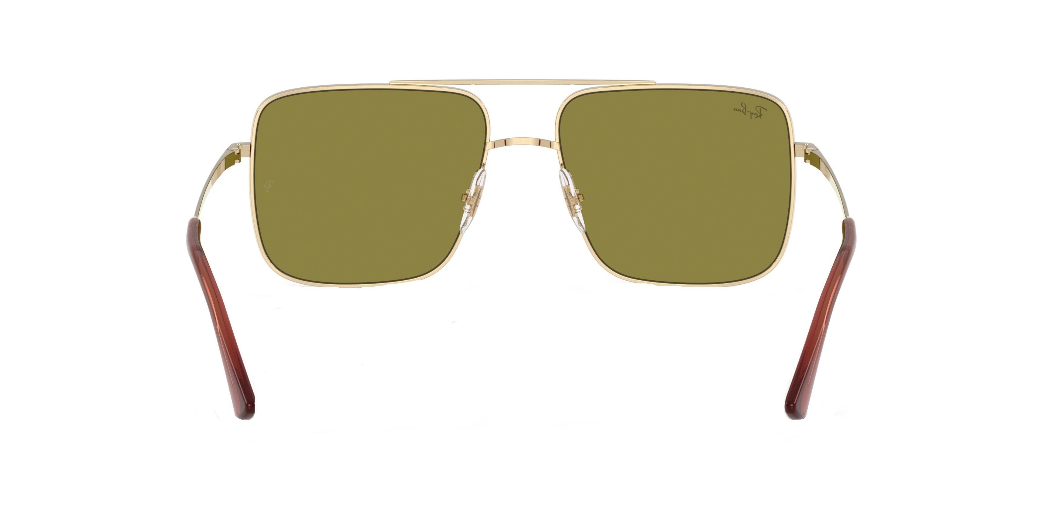Ray-Ban Ari Green Sunglasses - Gold - GOLD/GREEN Thumbnail View 2