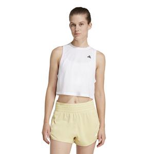 adidas Women's Train Essentials Boxy Workout Tank Top - White