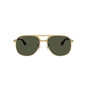 Ray-Ban Bill Max Dark Green Sunglasses - Polished Arista Gold - GOLD/GREEN