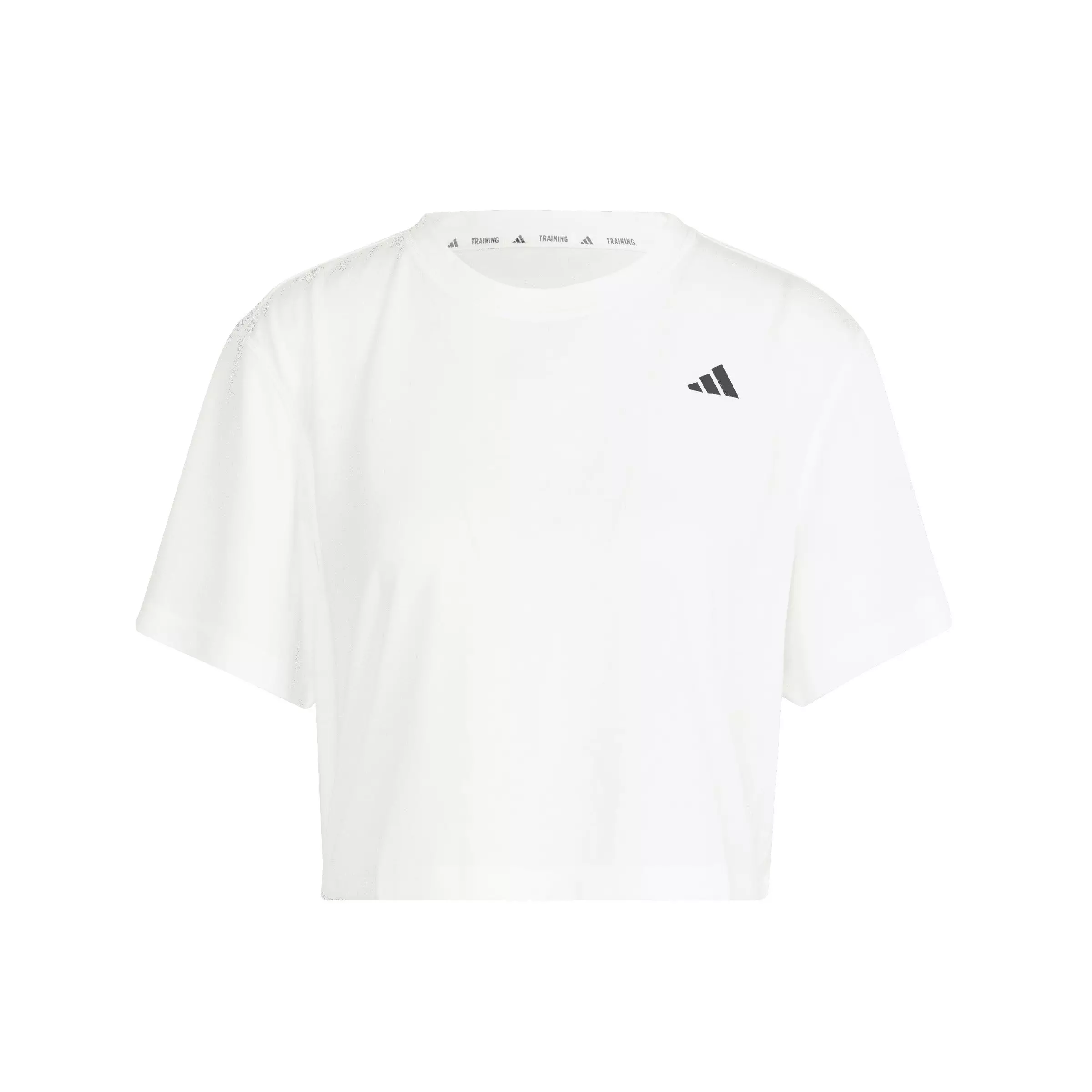 adidas Women's Train Essentials Boxy Workout T-Shirt - White - WHITE