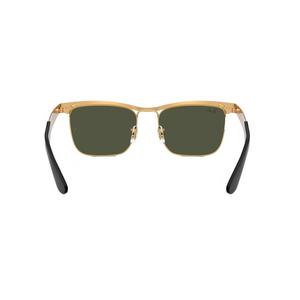 Ray-Ban Wayfarer Deluxe Green Sunglasses - Polished Gold