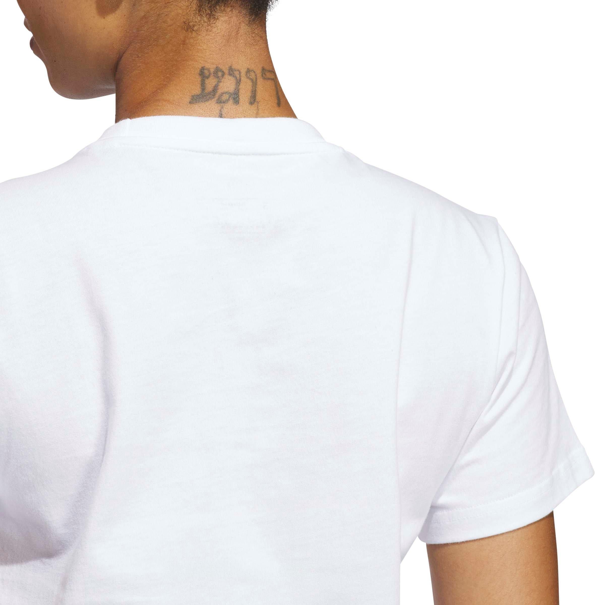 adidas Women's World Cup 26 Argentina Home Graphic Tee - White - WHITE Thumbnail View 4