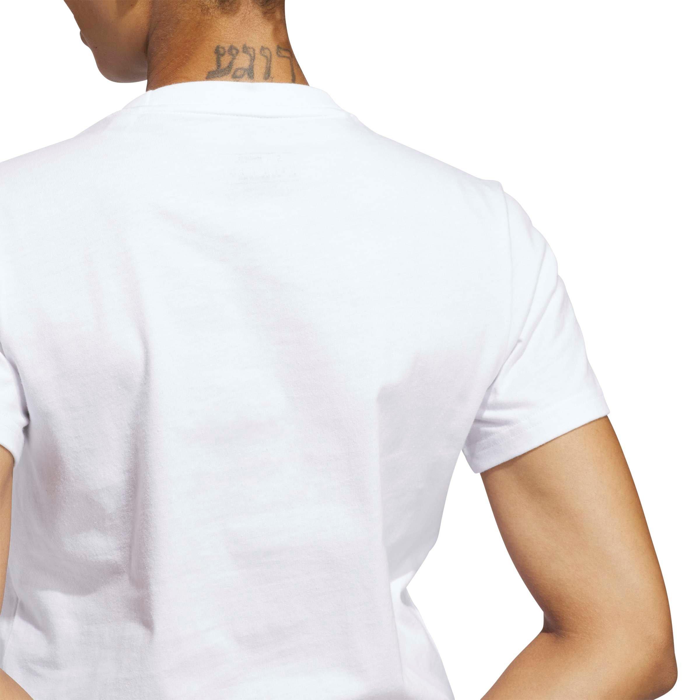 adidas Women's FIFA World Cup 26 Mexico Home Graphic Tee - White - WHITE Thumbnail View 4