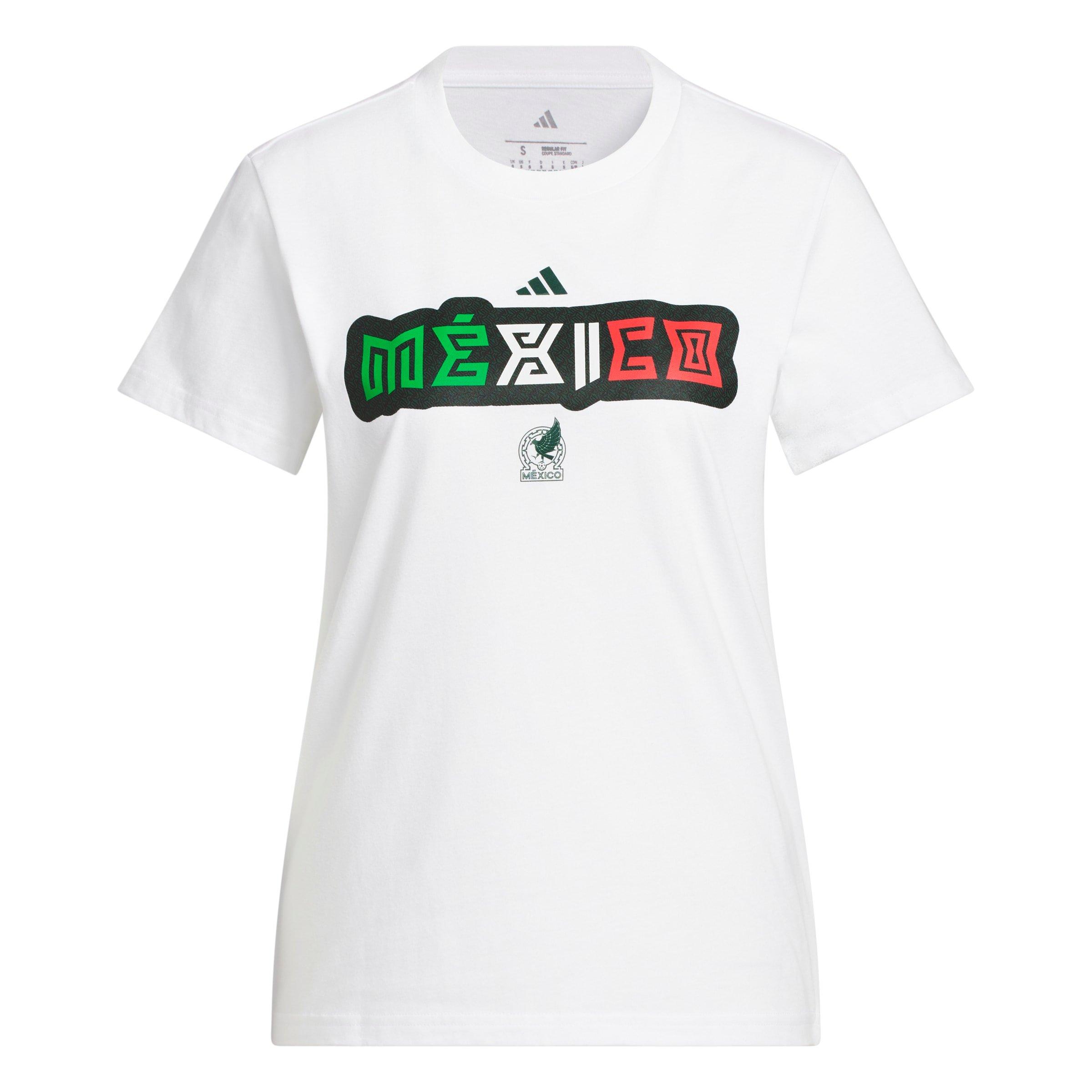 adidas Women's FIFA World Cup 26 Mexico Home Graphic Tee - White - WHITE Thumbnail View 6