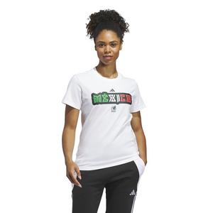 adidas Women's FIFA World Cup 26 Mexico Home Graphic Tee - White