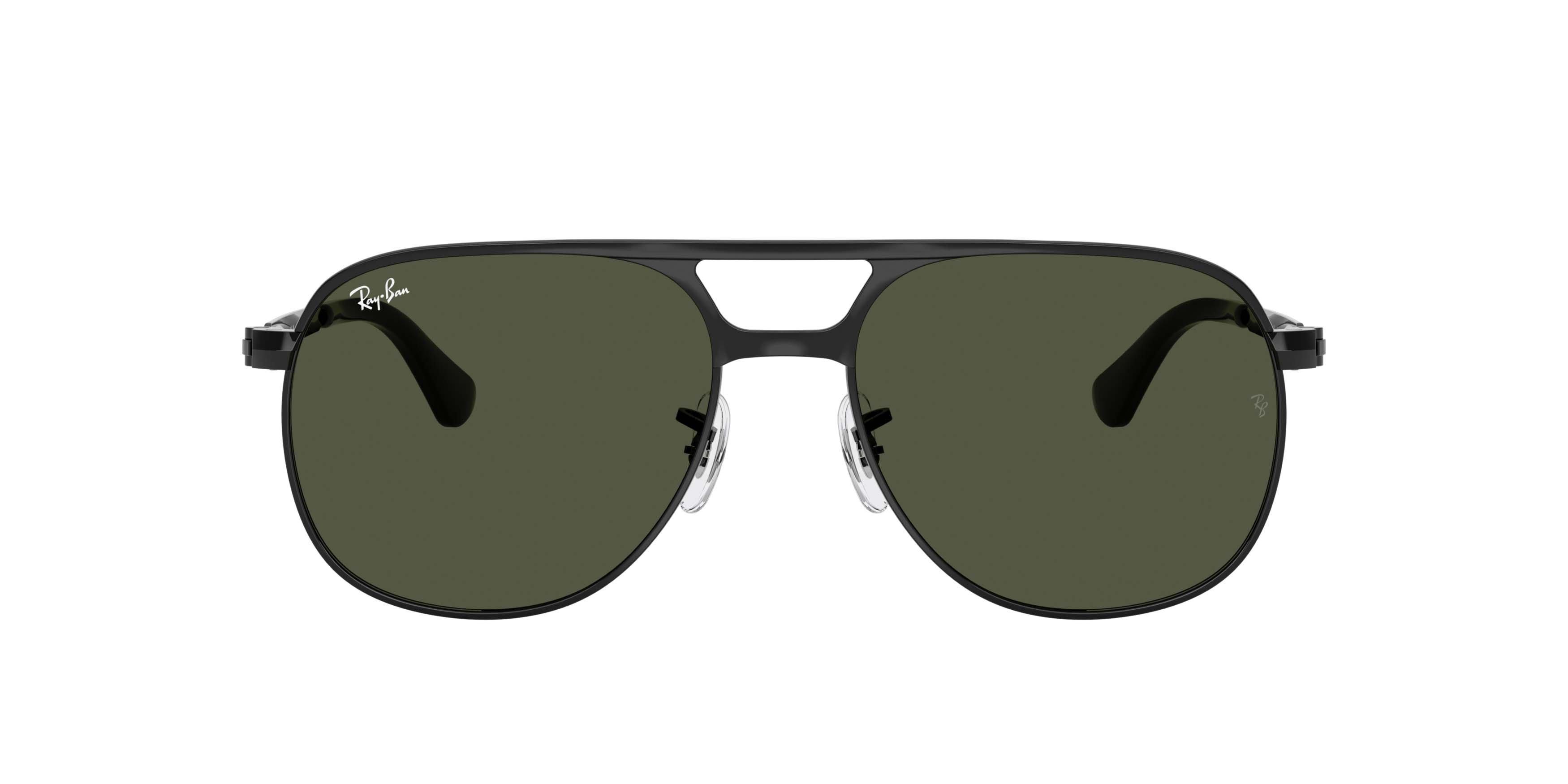 Ray-Ban Bill Max Green Sunglasses - Black - BLACK/GREEN