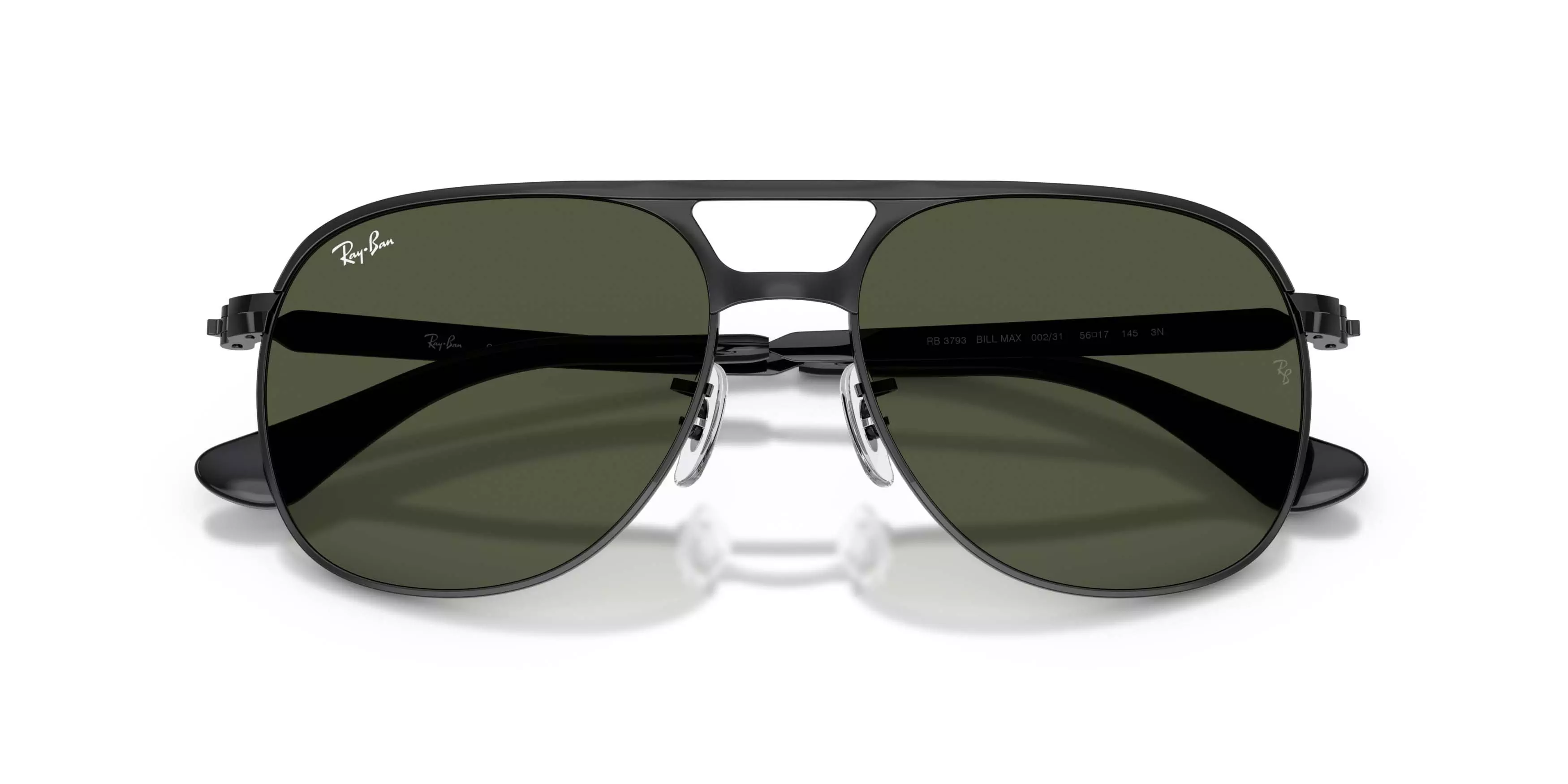 Ray-Ban Bill Max Green Sunglasses - Black - BLACK/GREEN