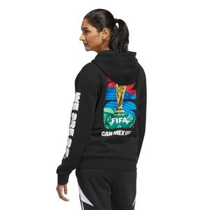 adidas Women's FIFA World Cup 26 Match Ball Graphic Hoodie - Black