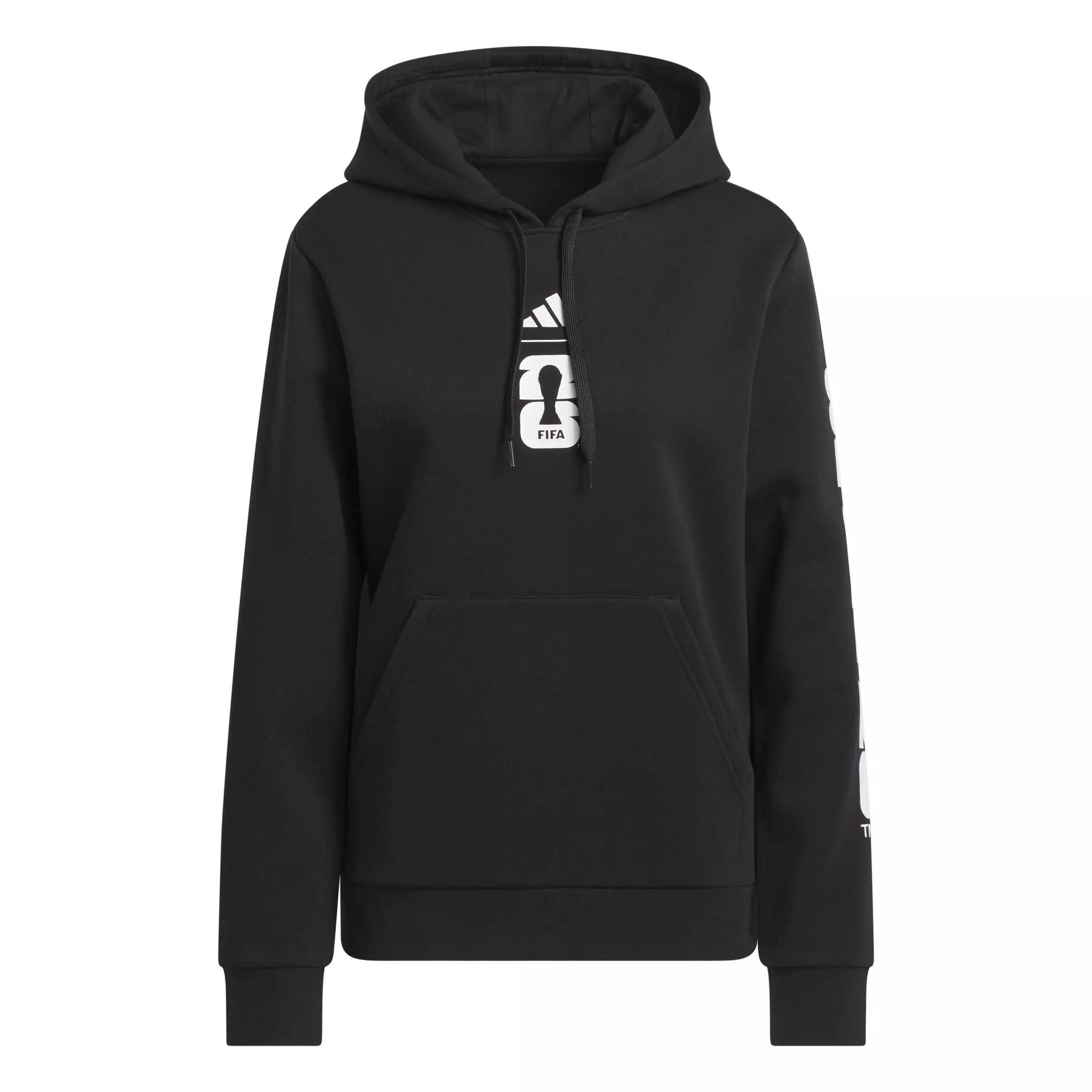 adidas Women's FIFA World Cup 26 Match Ball Graphic Hoodie - Black - BLACK