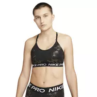 Nike Women's Pro Indy Light-Support Padded Strappy Sparkle Sports
