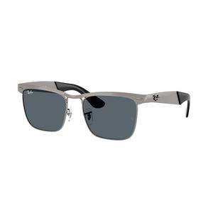 Ray-Ban Wayfarer Deluxe Blue Sunglasses - Matte Gunmental