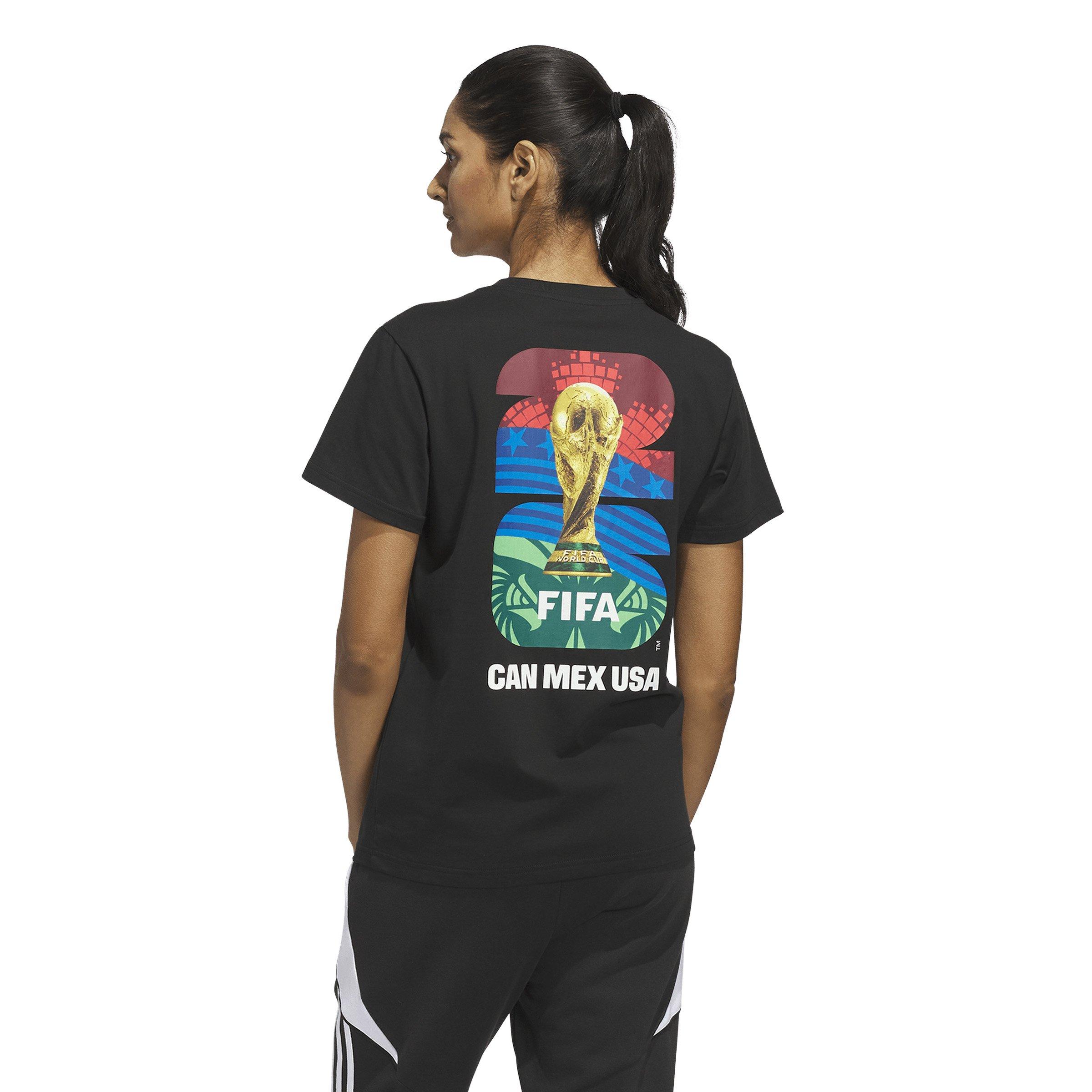 adidas Women's FIFA World Cup 26 Match Ball Graphic T-Shirt - Black - BLACK Thumbnail View 2