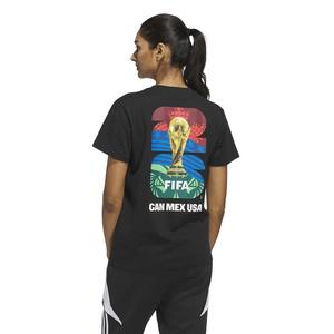 adidas Women's FIFA World Cup 26 Match Ball Graphic T-Shirt - Black