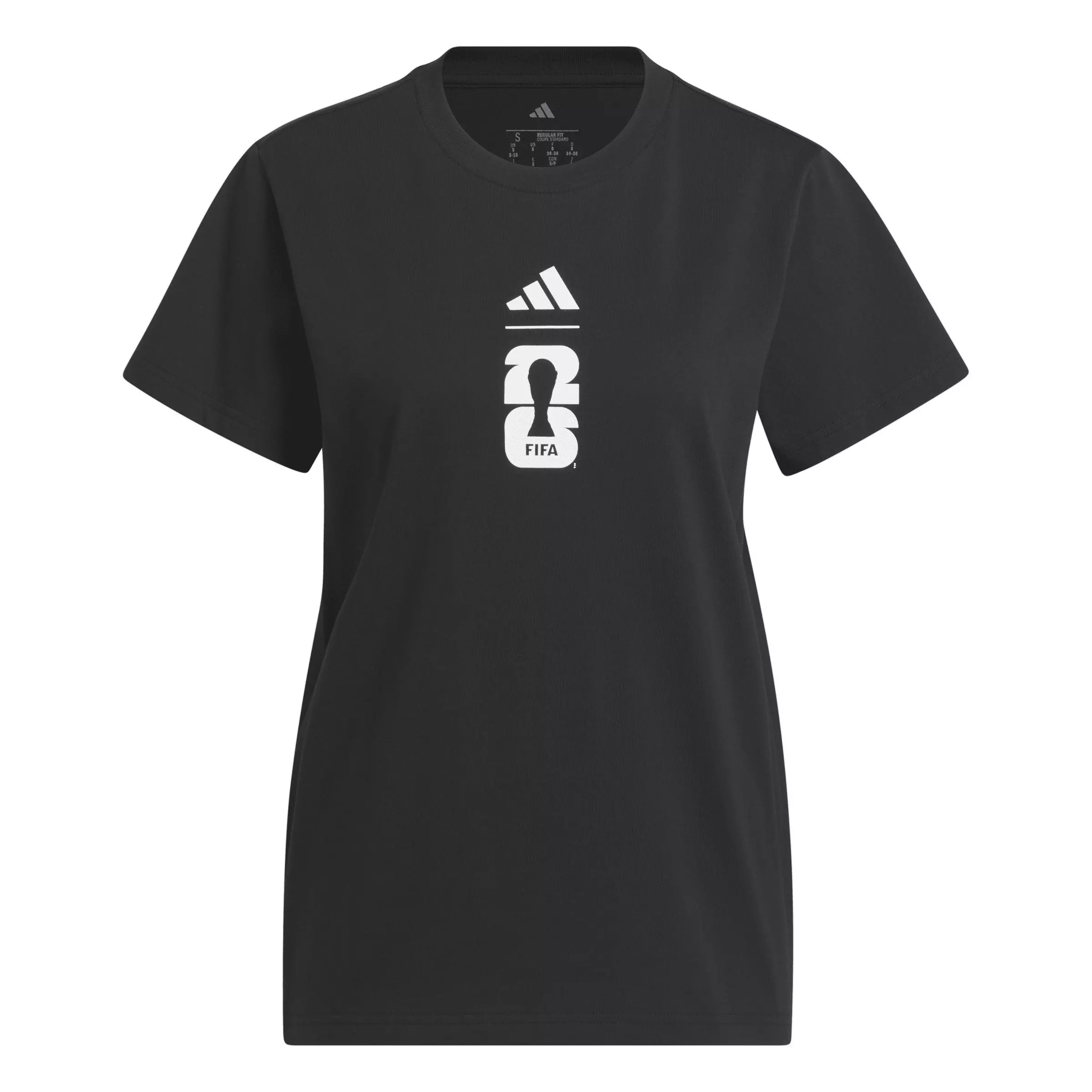 adidas Women's FIFA World Cup 26 Match Ball Graphic T-Shirt - Black - BLACK
