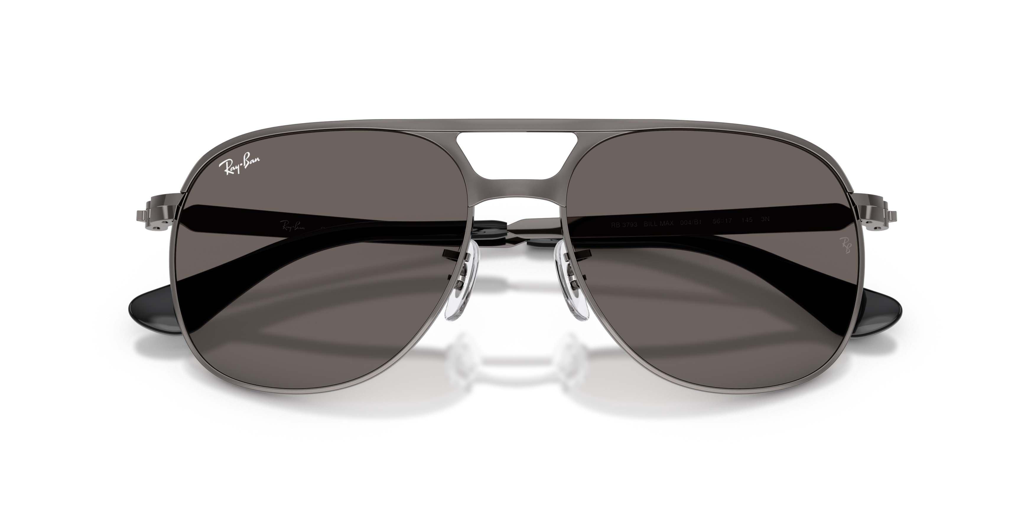 Ray-Ban Bill Max Dark Grey Sunglasses - Gunmetal - DK GREY