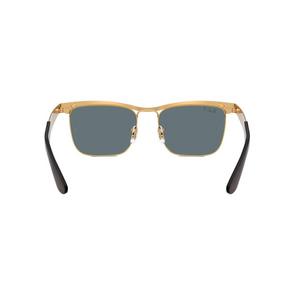 Ray-Ban Wayfarer Deluxe Dark Blue Sunglasses - Matte Gold