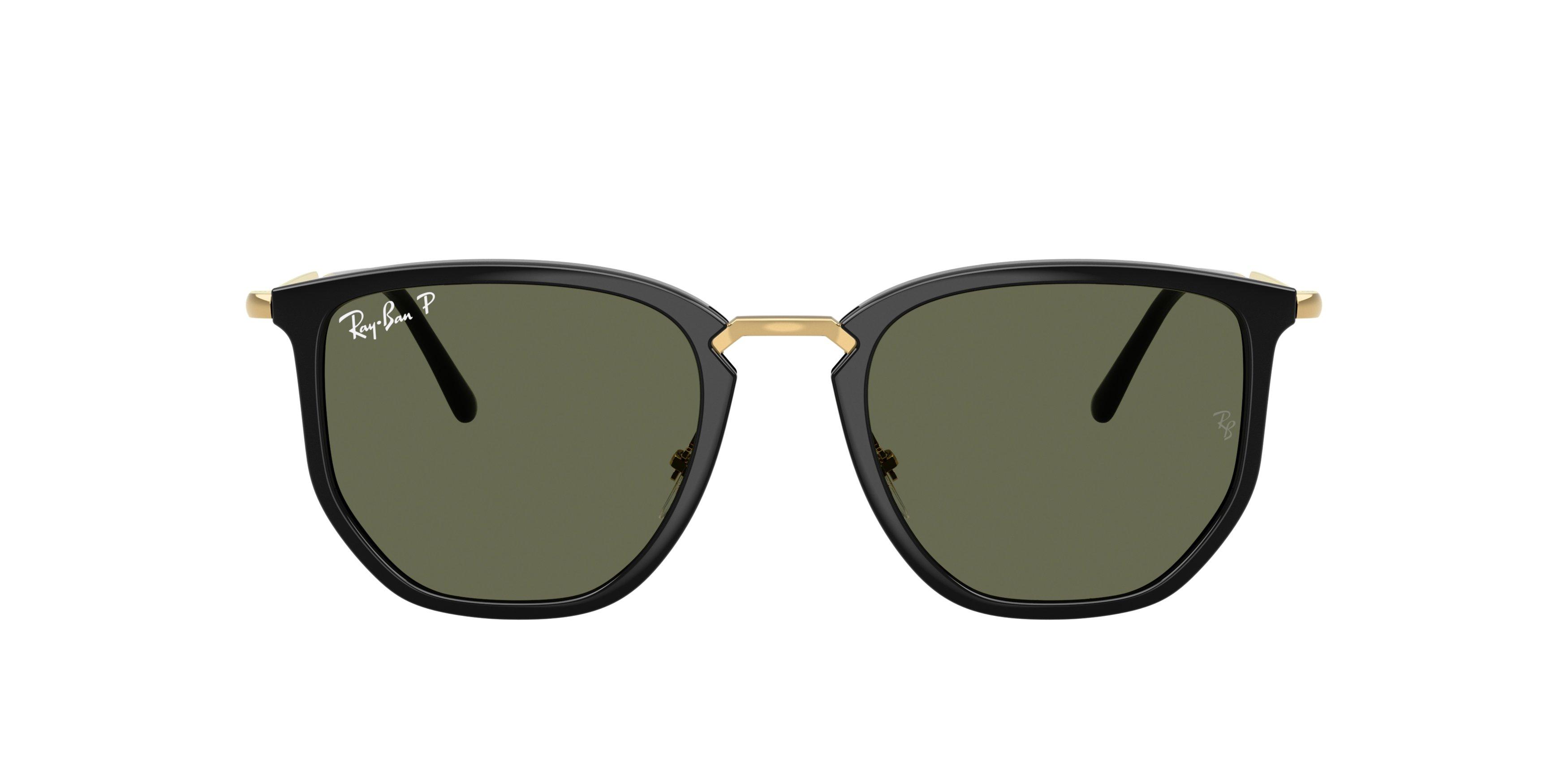 Ray-Ban RB4451 Polar Green Sunglasses - Black - BLACK/GREEN Thumbnail View 3