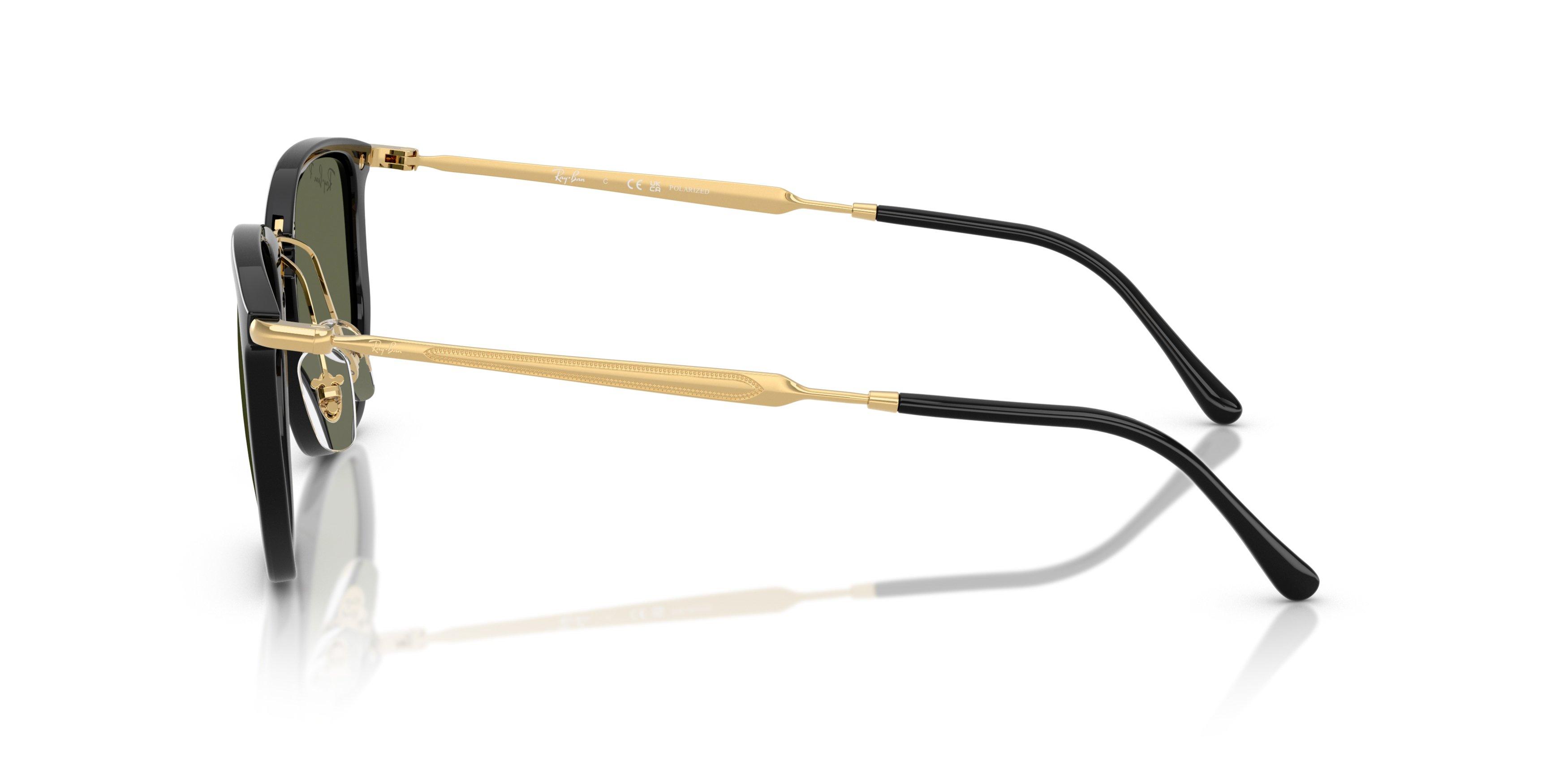 Ray-Ban RB4451 Polar Green Sunglasses - Black - BLACK/GREEN Thumbnail View 6