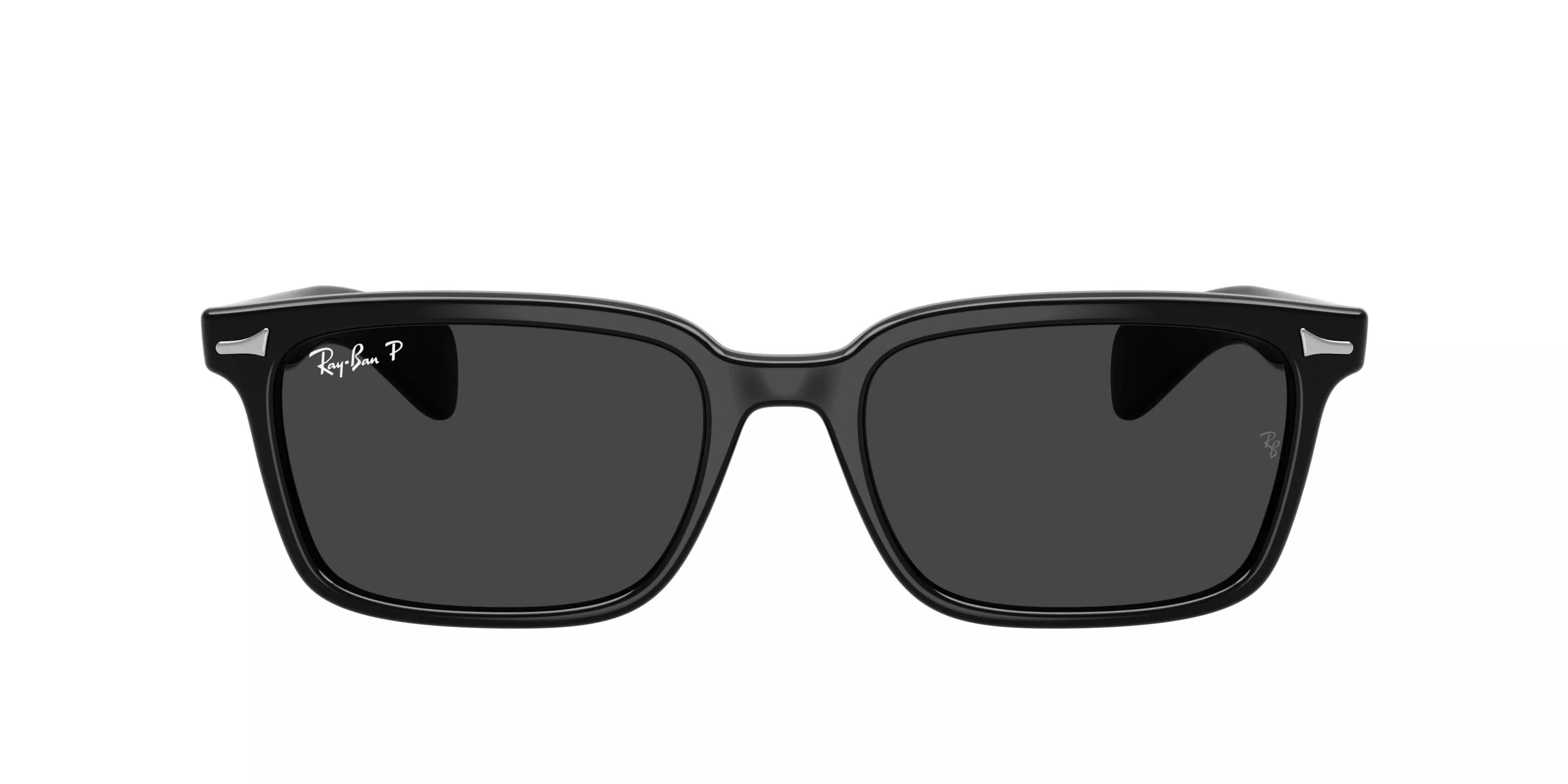 Ray-Ban Brunel Black Polarized Sunglasses - Black - BLACK