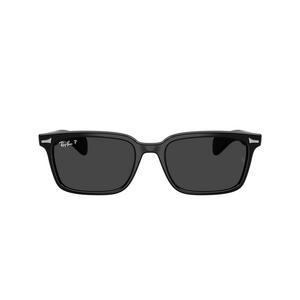 Ray-Ban Brunel Black Polarized Sunglasses - Black - BLACK