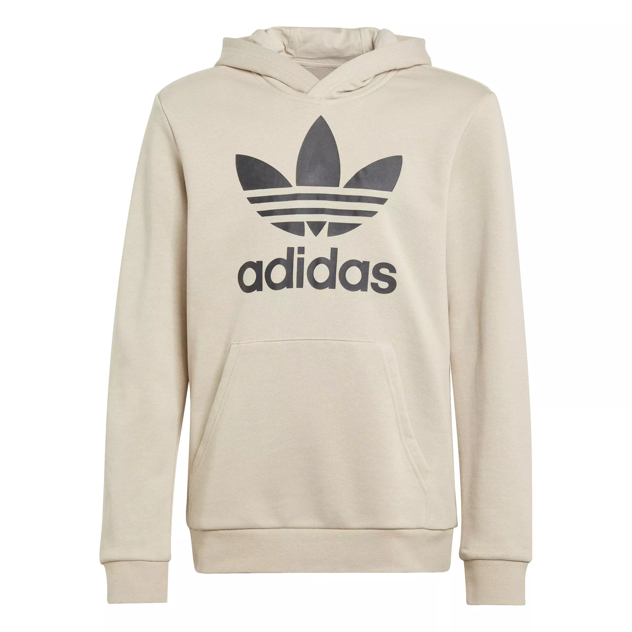 adidas Originals Big Kids' Trefoil Hoodie - Beige - BEIGE