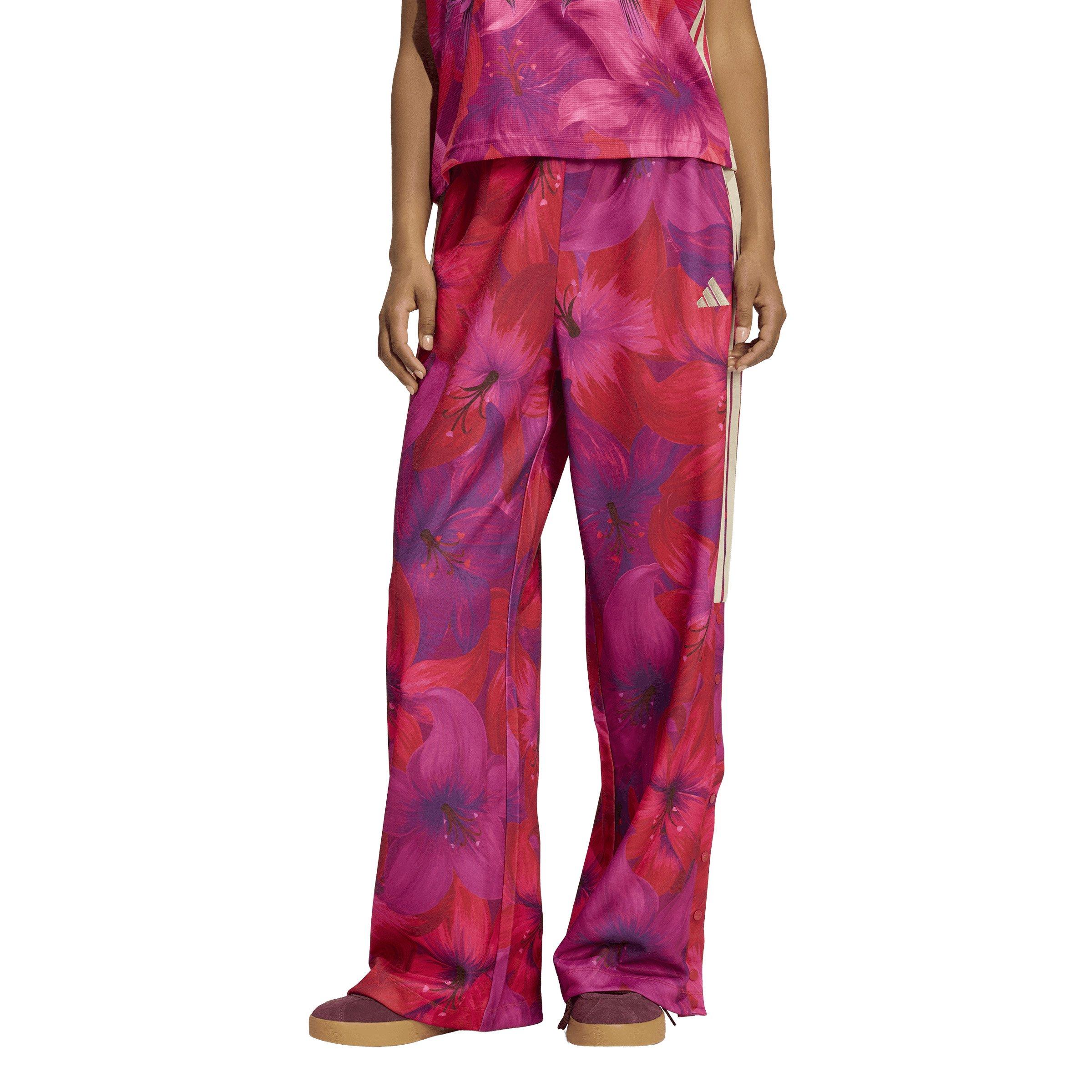 adidas Women's x FARM Rio House of Tiro Track Pants - Pink/Red - PINK/RED Thumbnail View 1