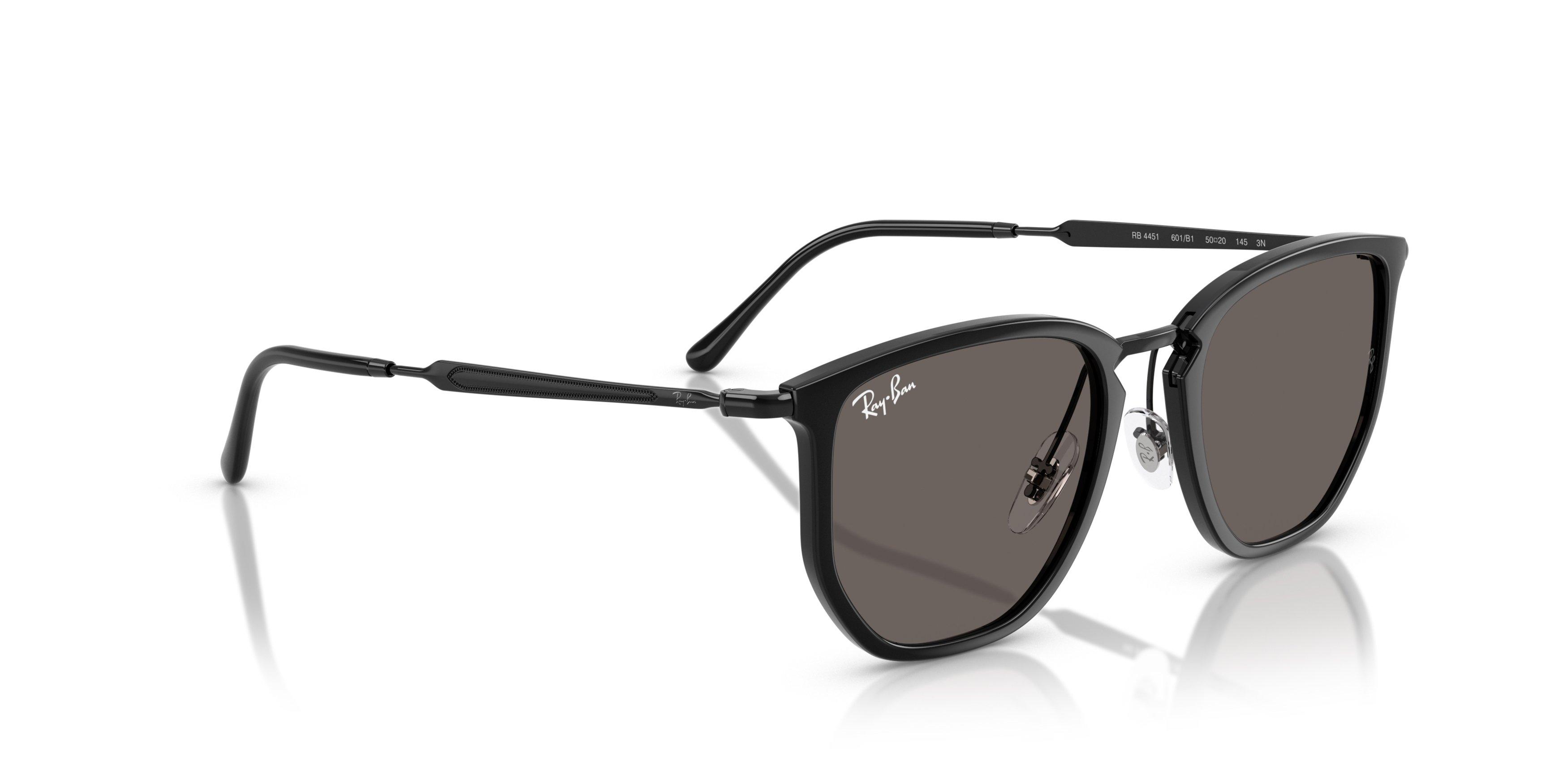 Ray-Ban RB4451 Grey Sunglasses - Black - BLACK/GREY Thumbnail View 4