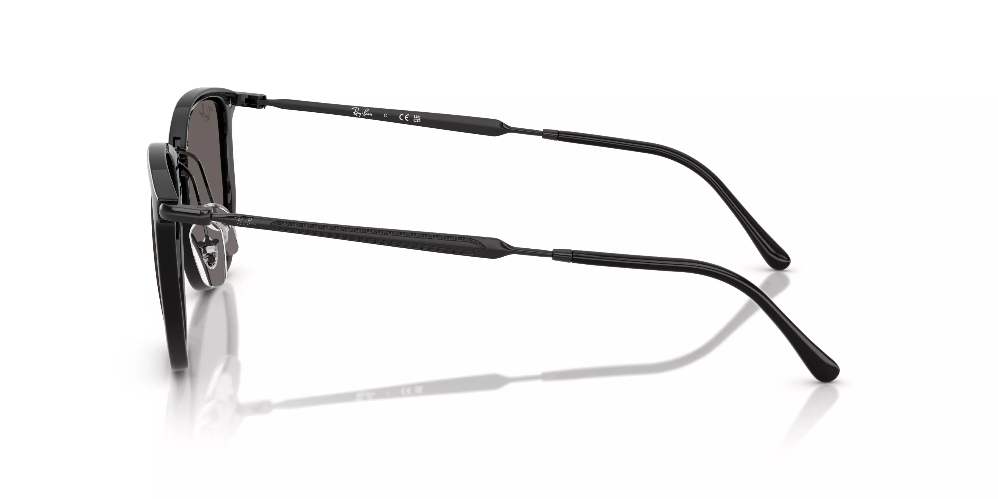 Ray-Ban RB4451 Grey Sunglasses - Black - BLACK/GREY