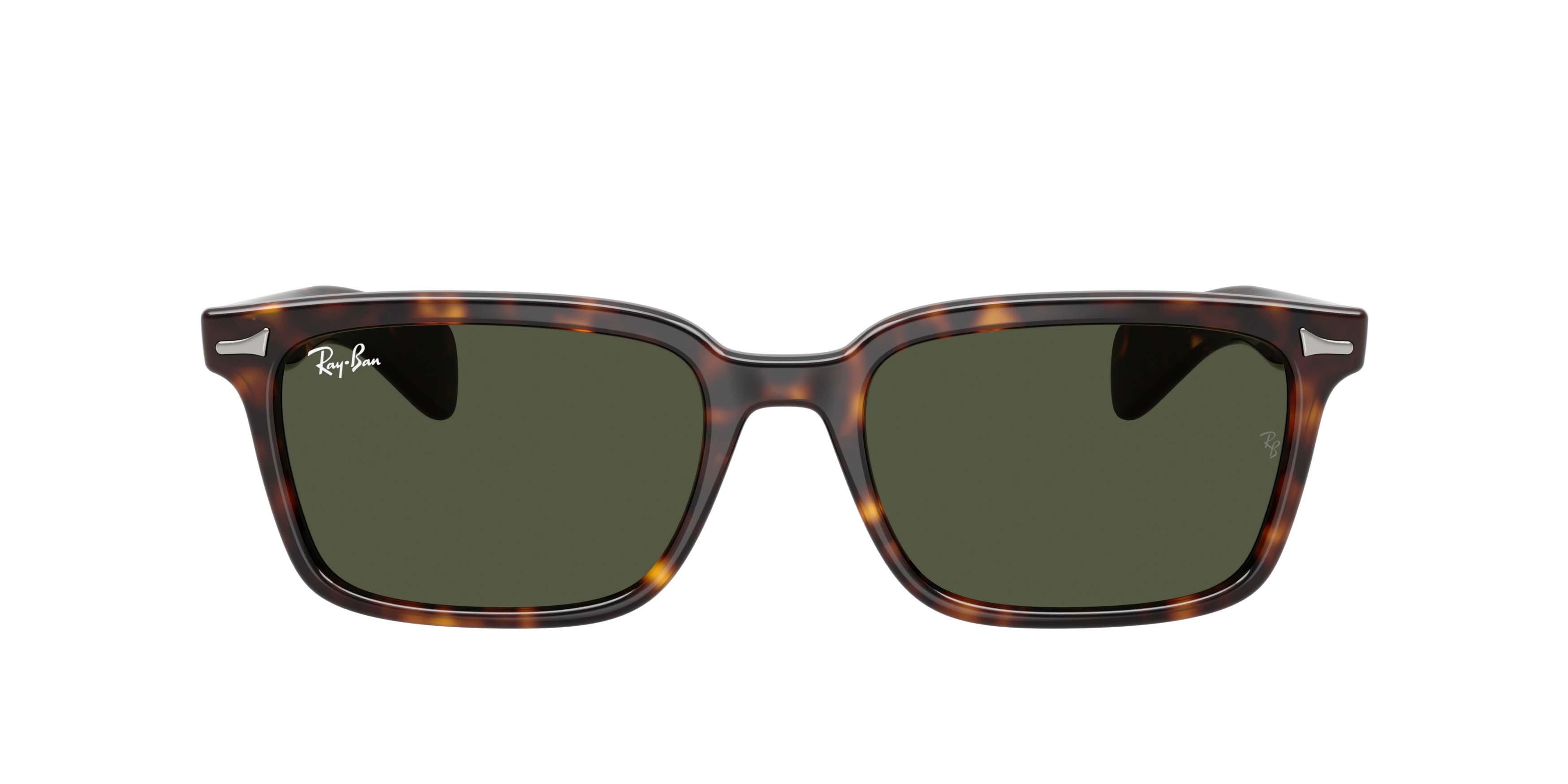Ray-Ban Brunel Dark Green Sunglasses - Havana - BROWN/GREEN