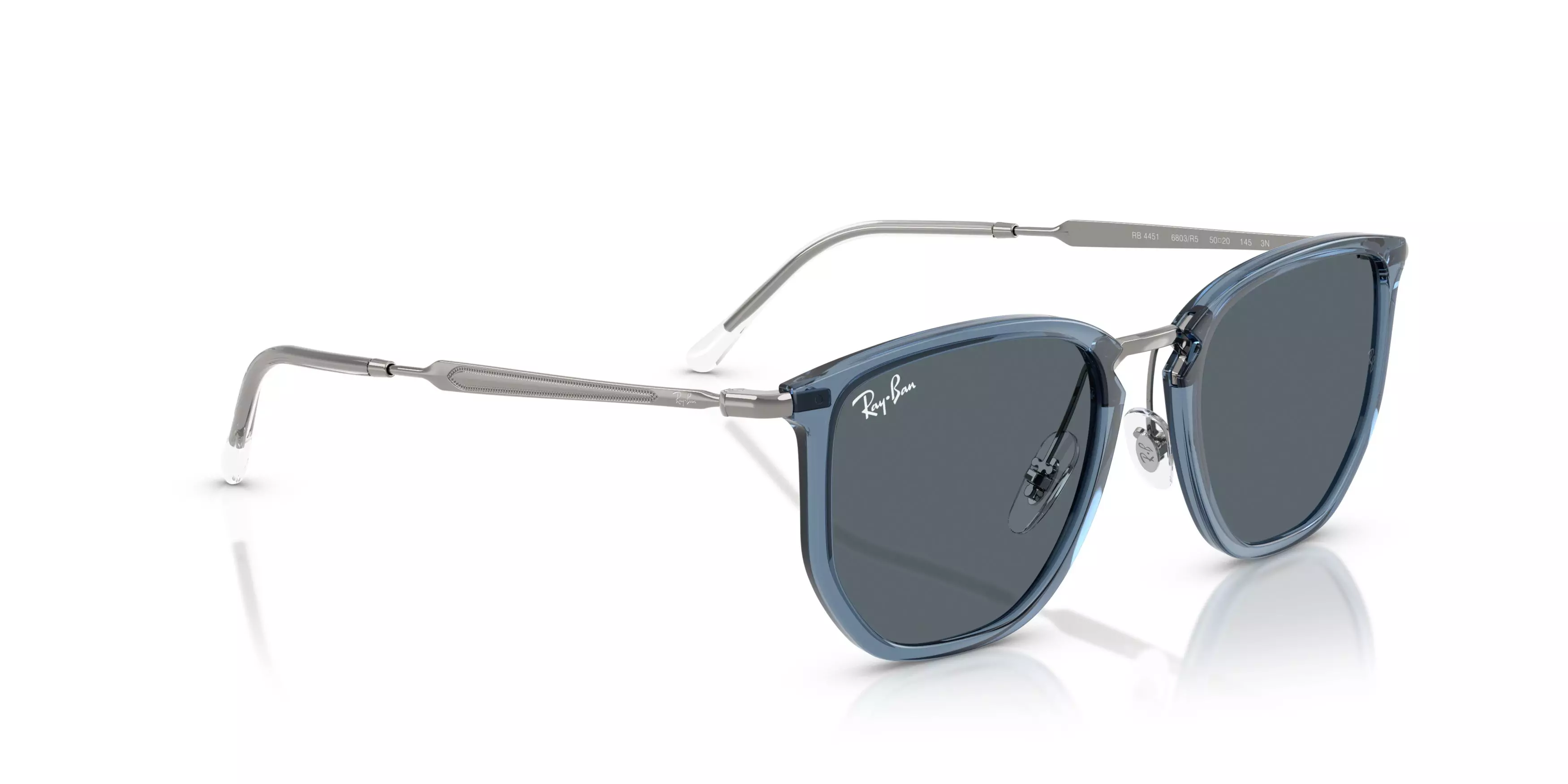 Ray-Ban RB4451 Blue Sunglasses - Lt Blue - BLUE