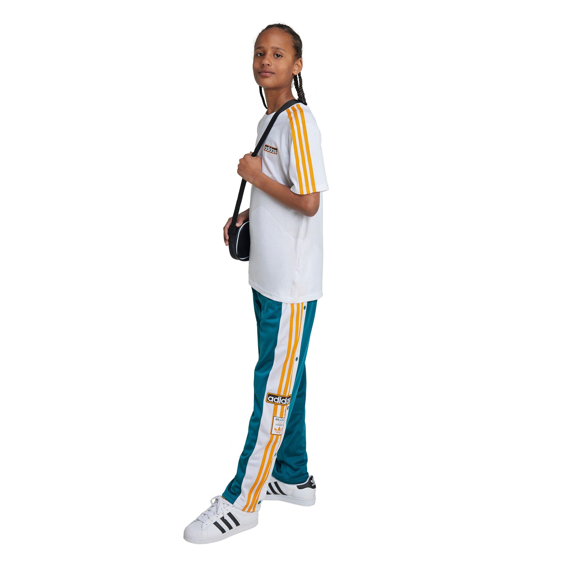 adidas Originals Big Kids' Adibreak Tracksuit Bottoms - Teal - TEAL Thumbnail View 5